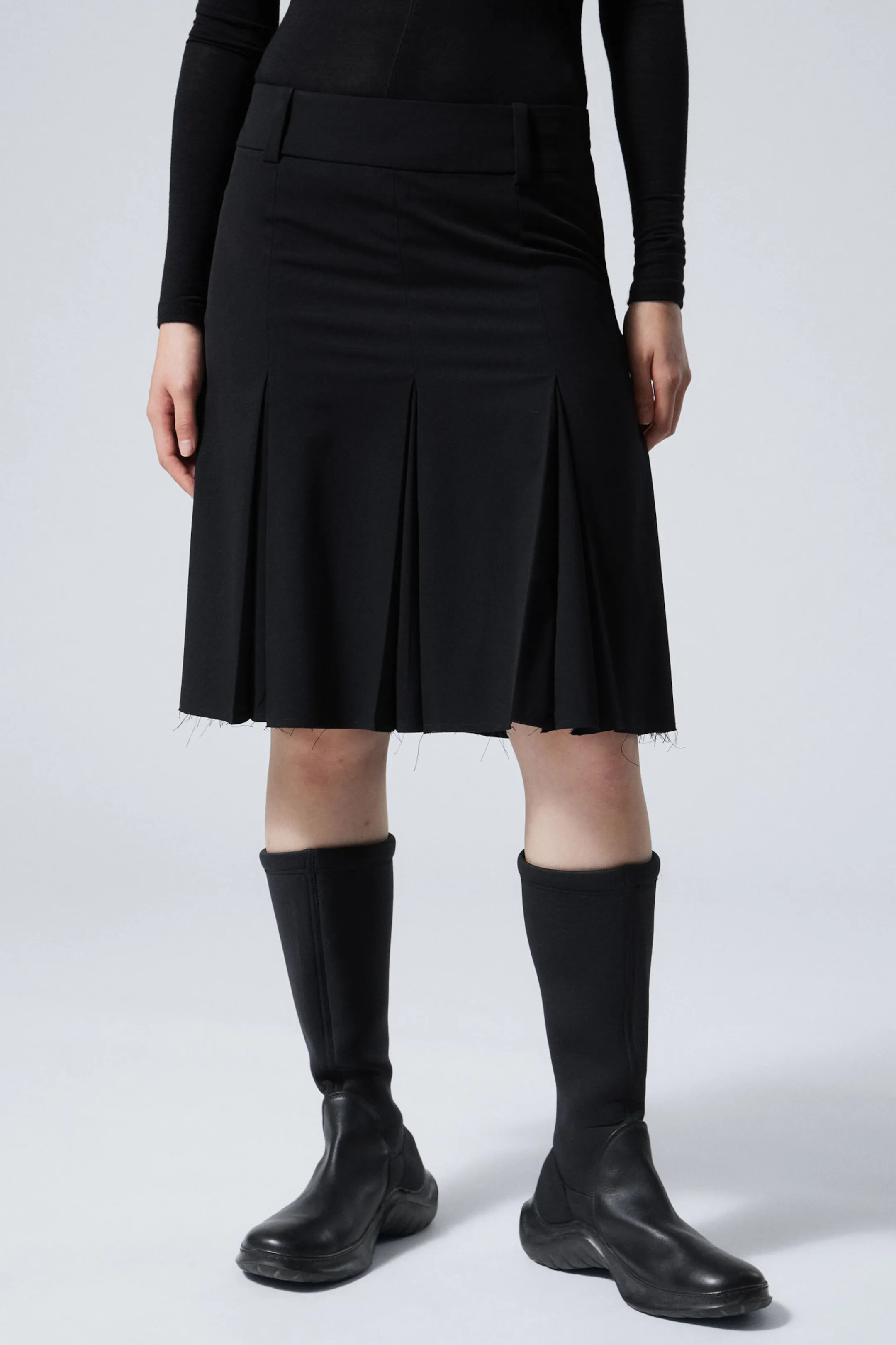 Weekday PLEATED MIDI SUITING SKIRT>Women Skirts