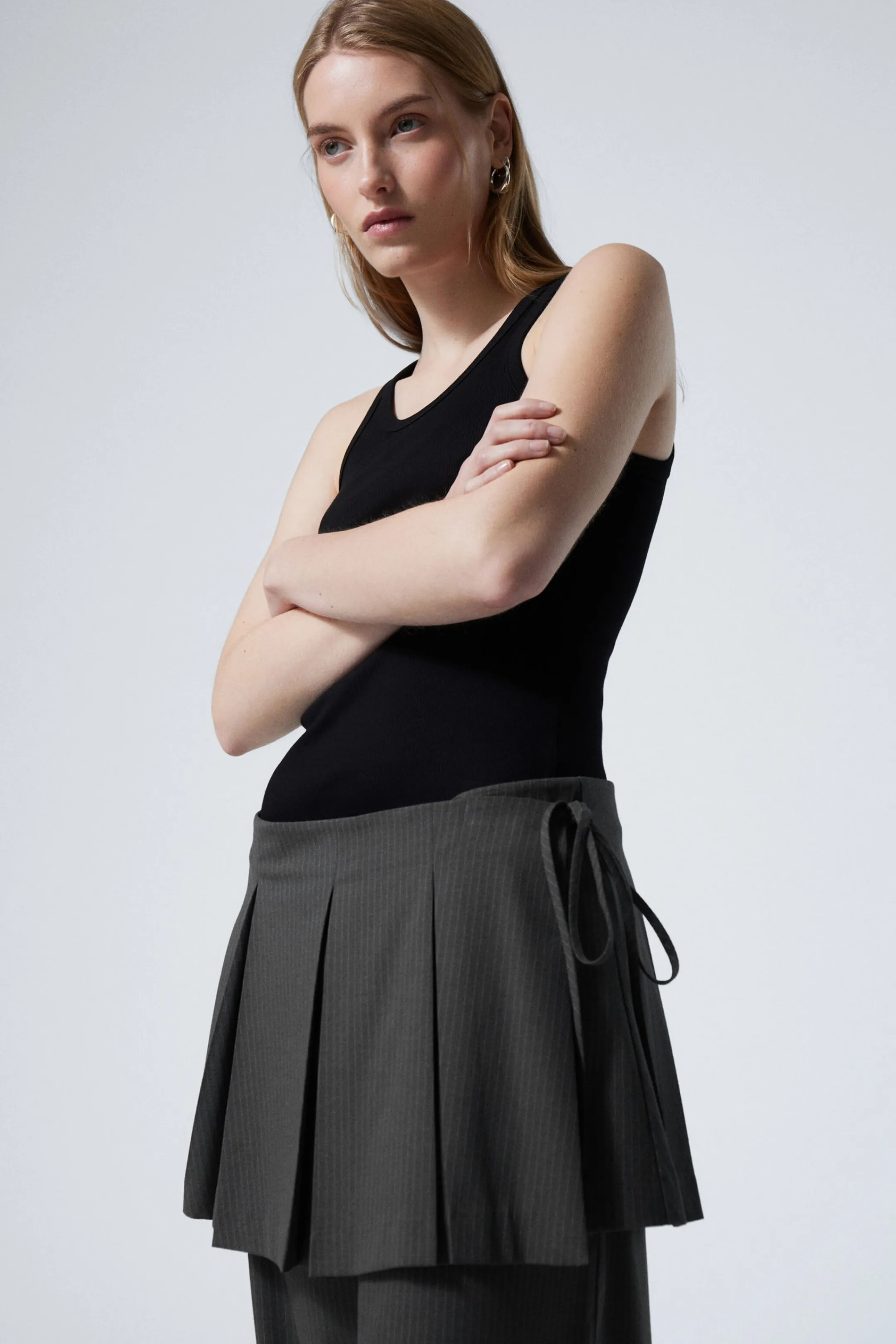 Weekday PLEATED MINI WRAP SKIRT>Women Skirts