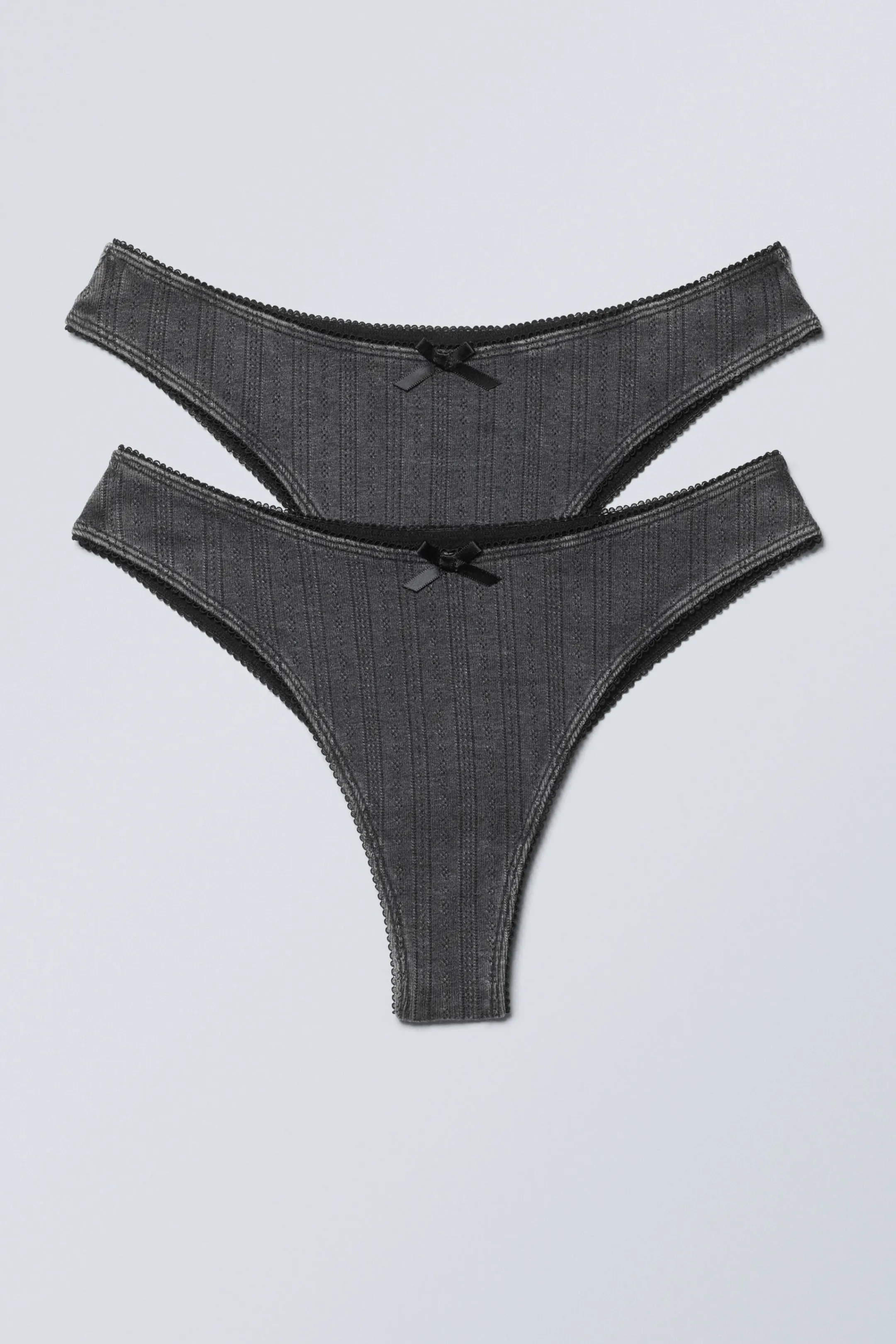 Weekday POINTELLE BRAZILIAN BOW BRIEFS>Women Underwear