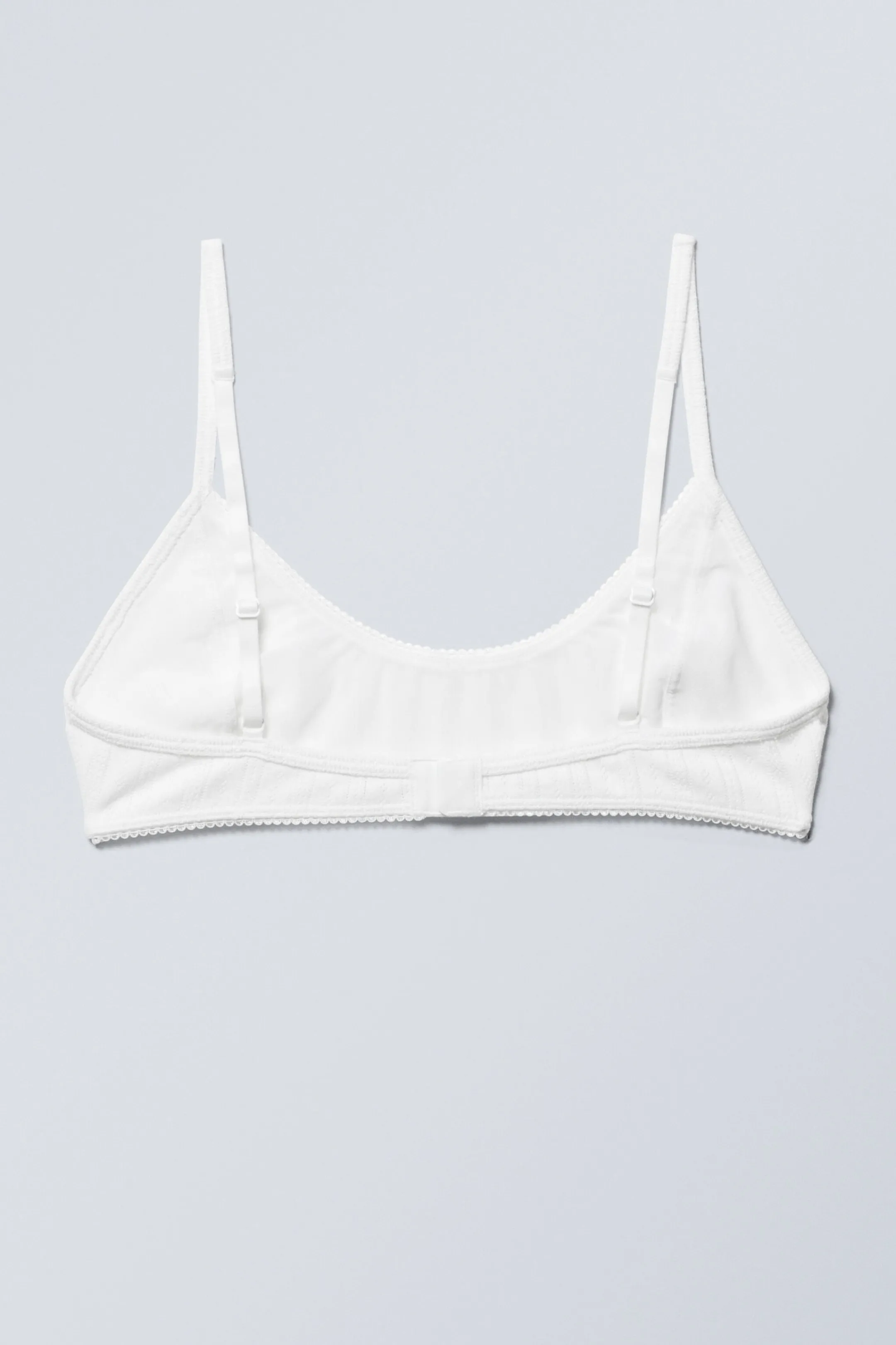 Weekday POINTELLE SCOOPED COTTON BRA>Women Underwear