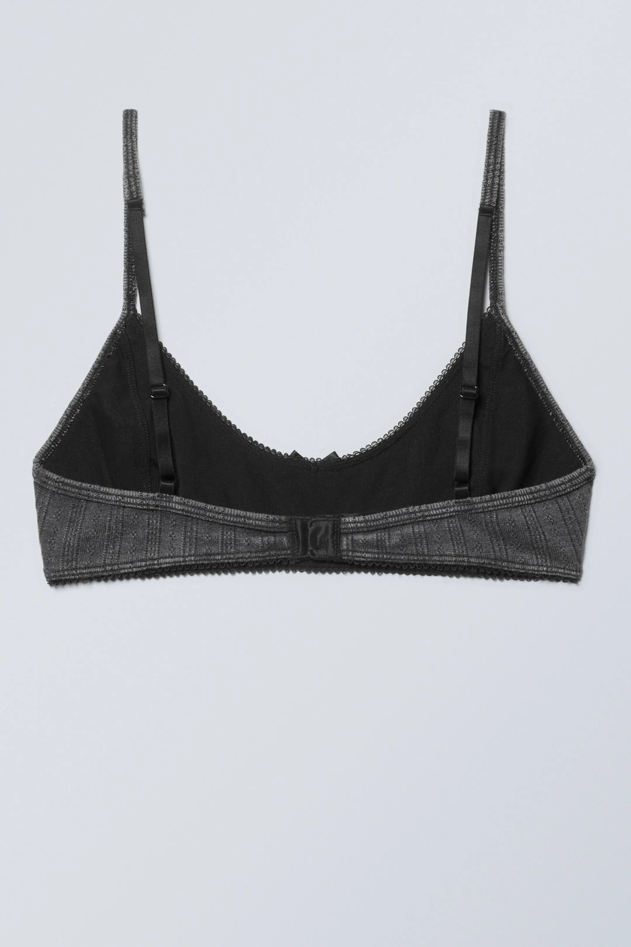 Weekday POINTELLE SCOOPED COTTON BRA>Women Underwear