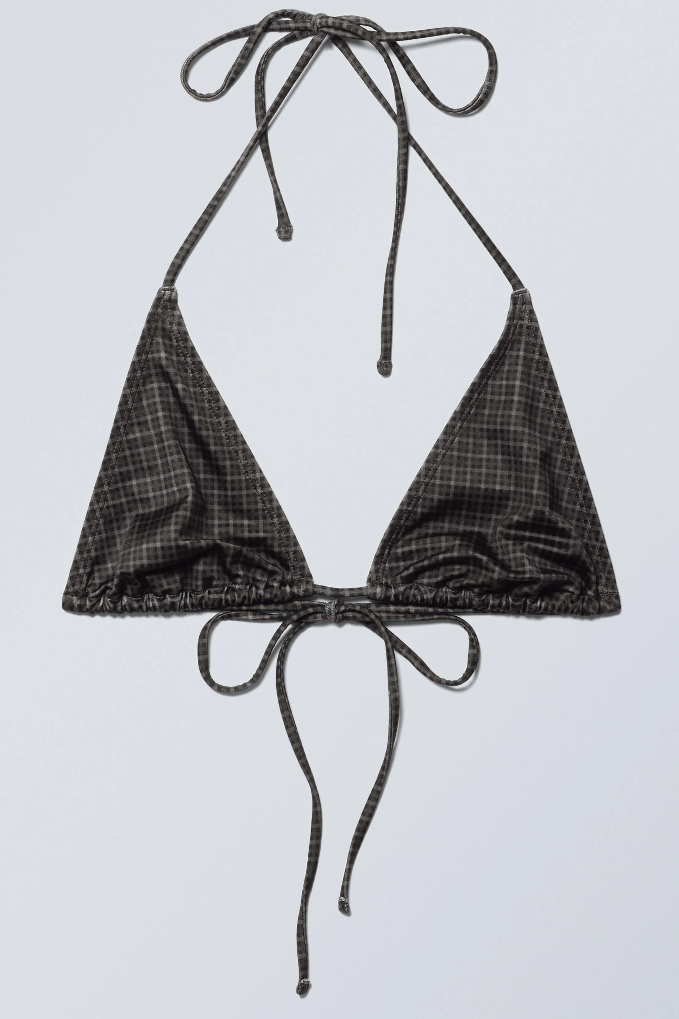 Weekday PRINTED TRIANGLE HALTER BIKINI TOP>Women Swimwear