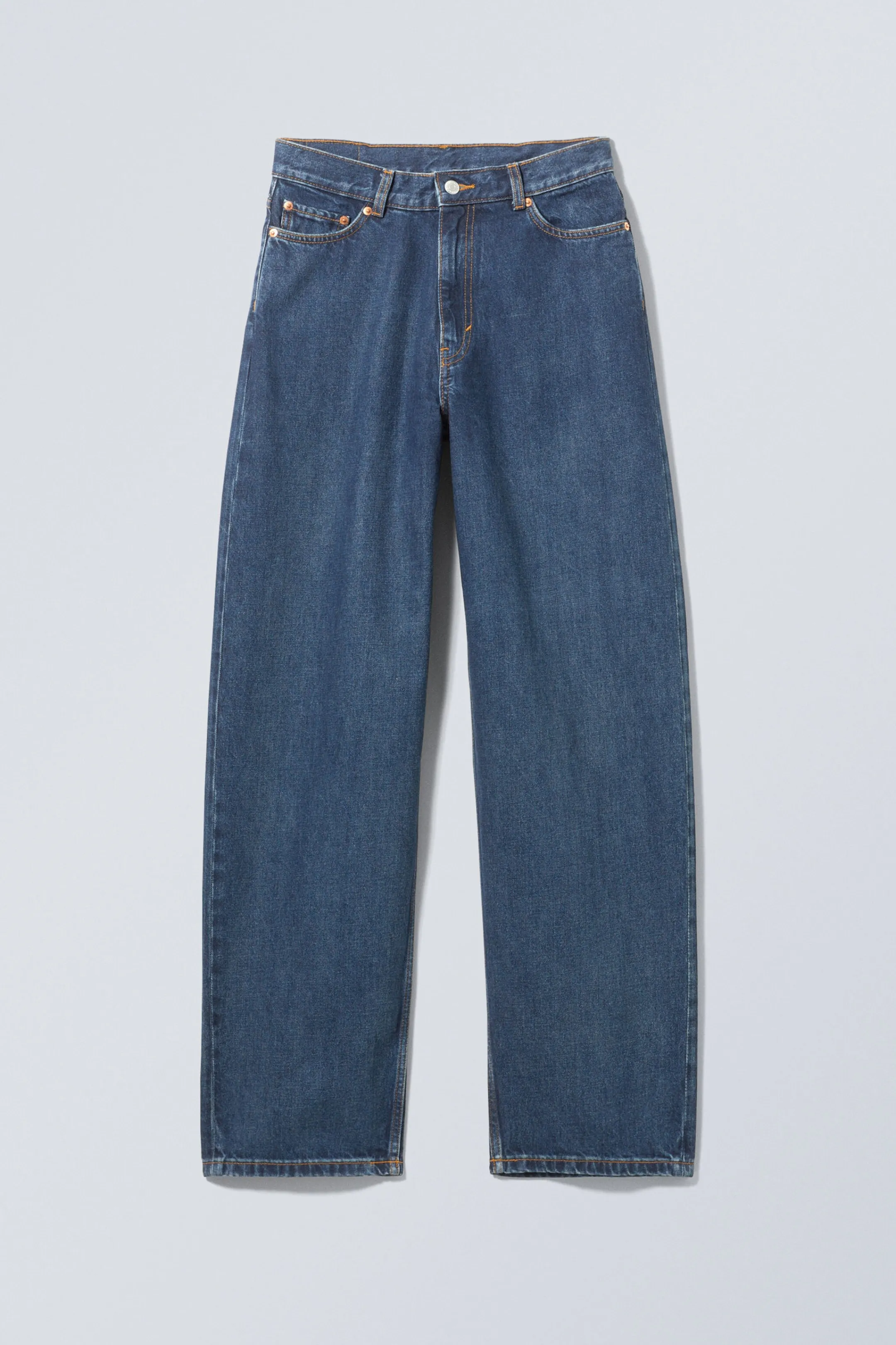 Weekday RAIL MID RISE LOOSE WIDE LEG JEANS>Women Jeans