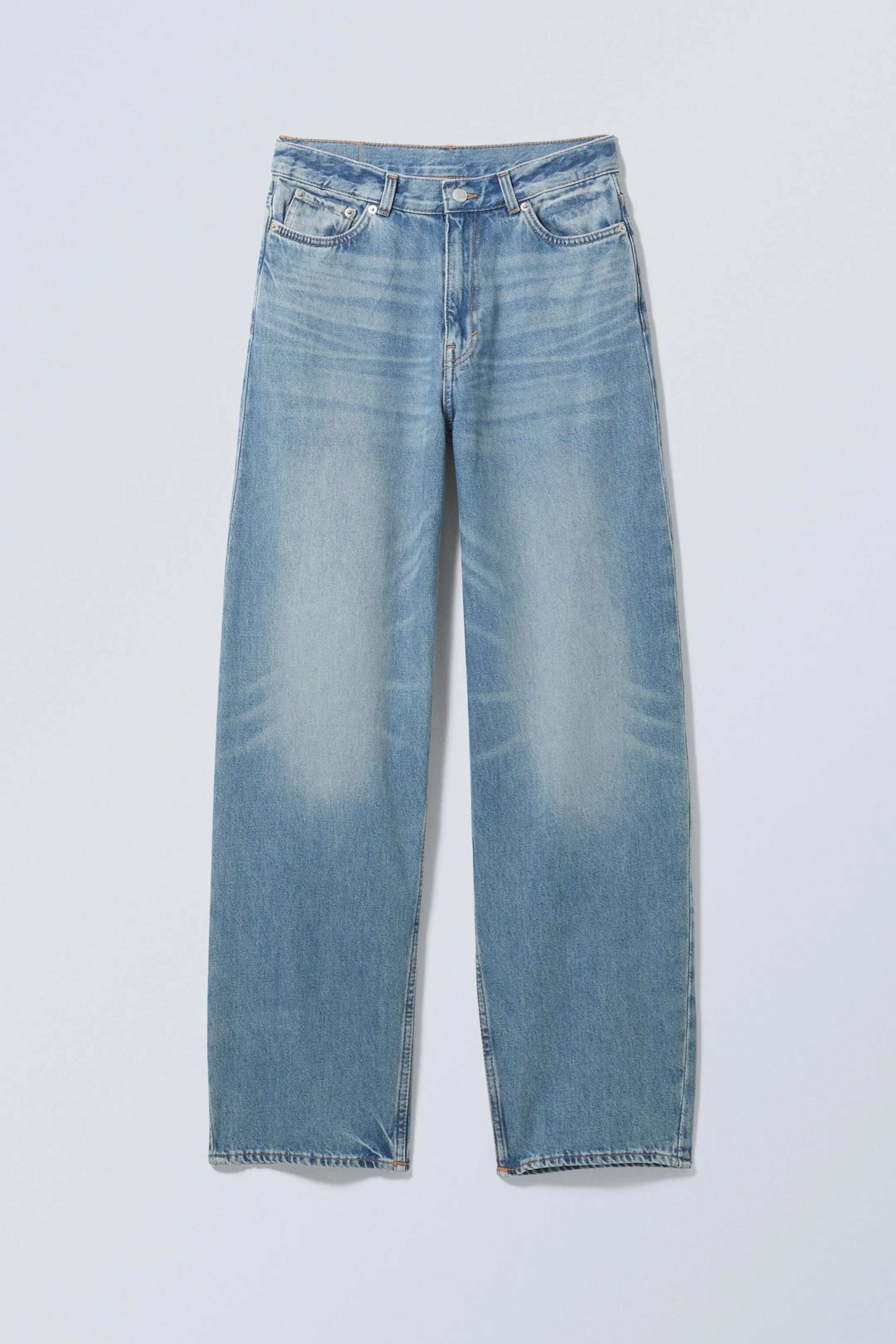 Weekday RAIL MID RISE LOOSE WIDE LEG JEANS>Women Jeans