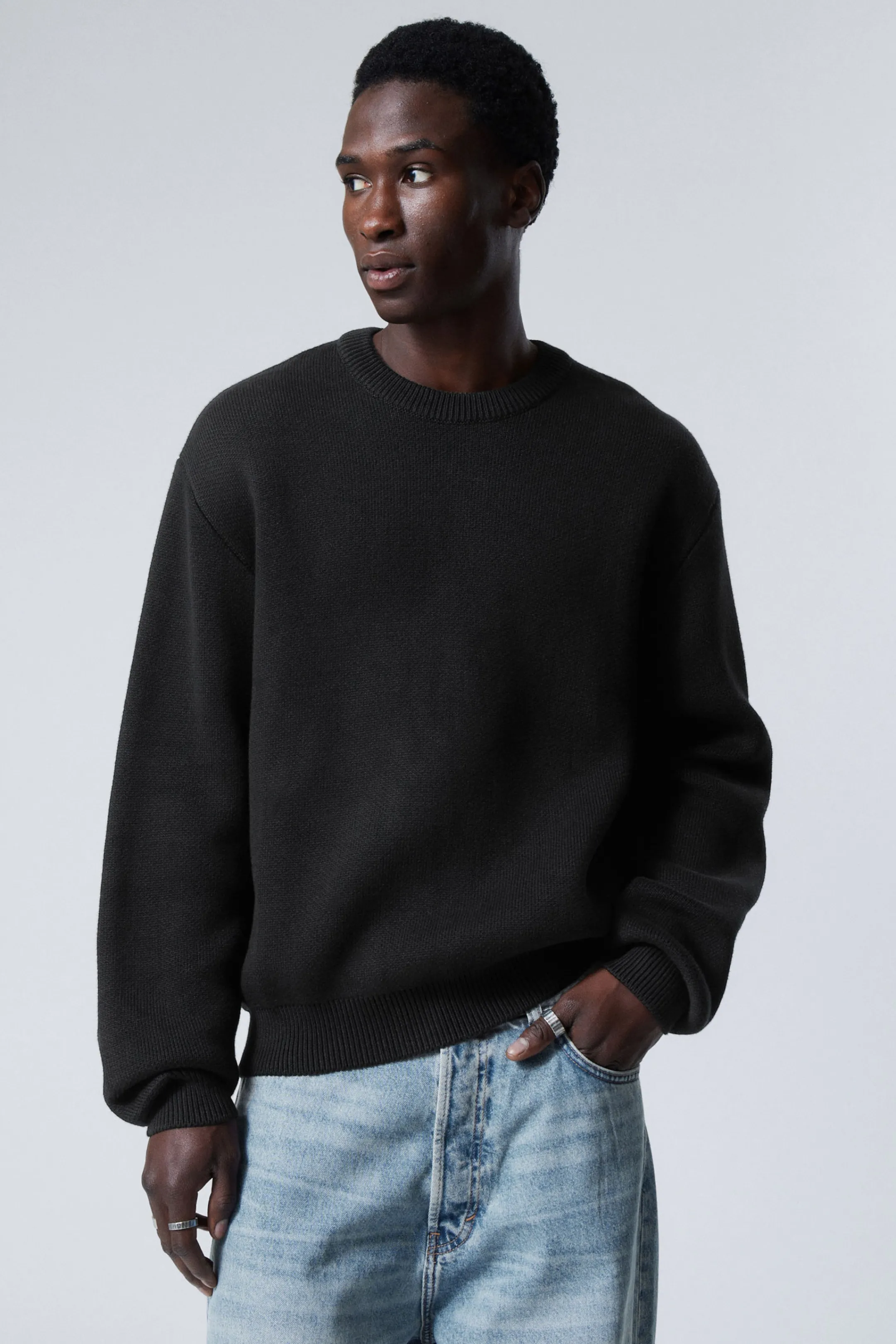 Weekday REGULAR KNITTED COTTON SWEATER> Knitwear