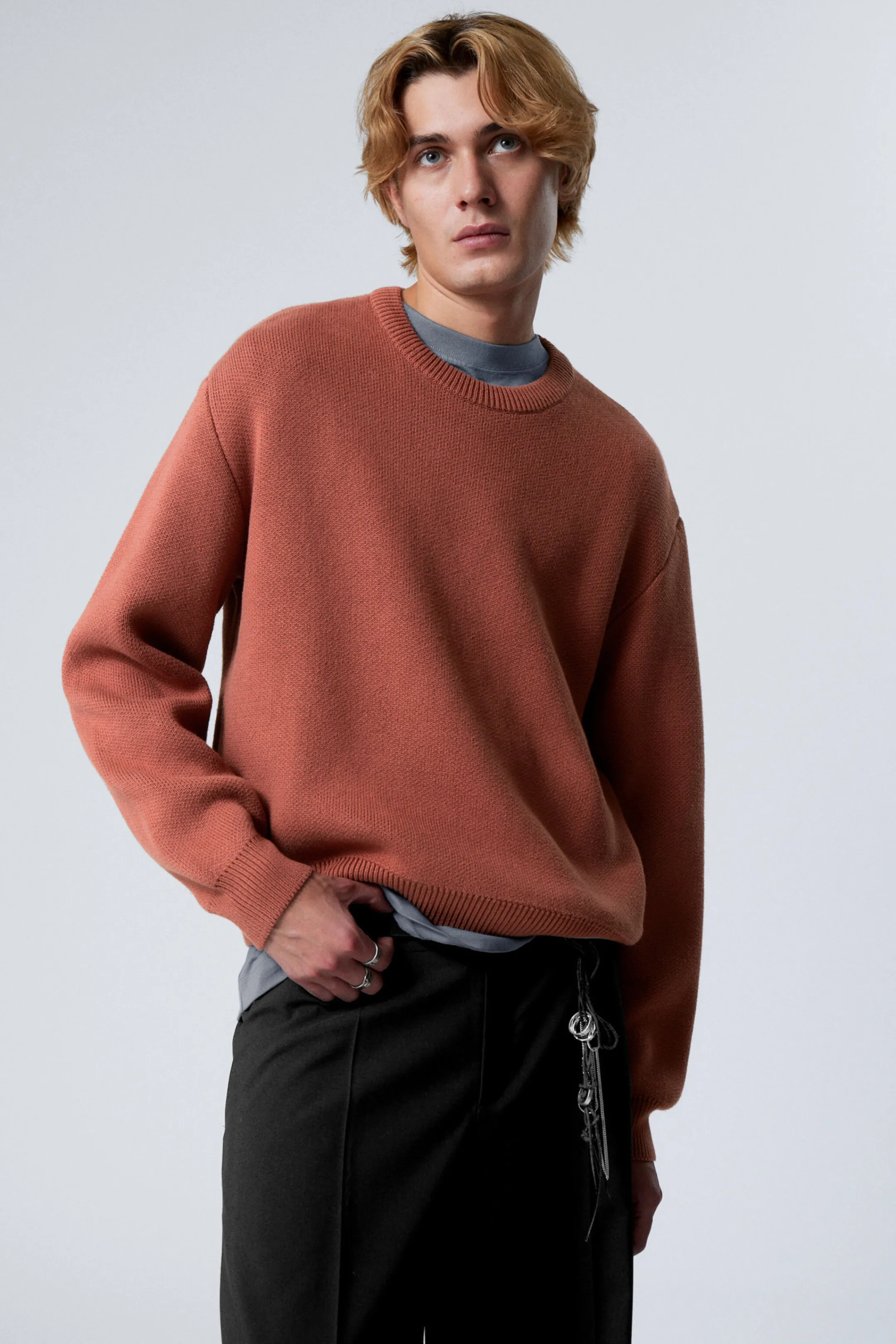 Weekday REGULAR KNITTED COTTON SWEATER> Knitwear