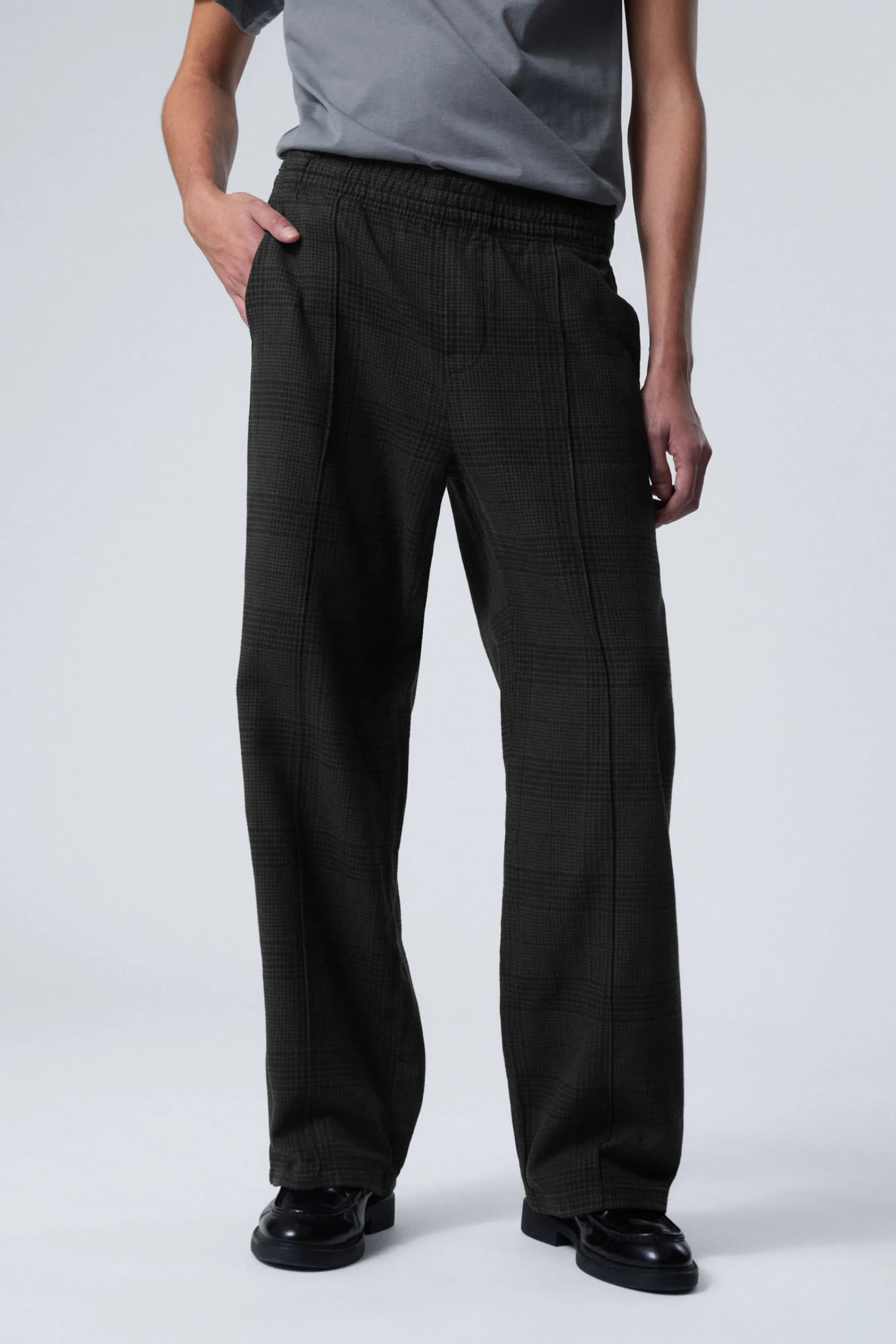 Weekday RELAXED DRAWSTRING SUIT TROUSERS> Trousers