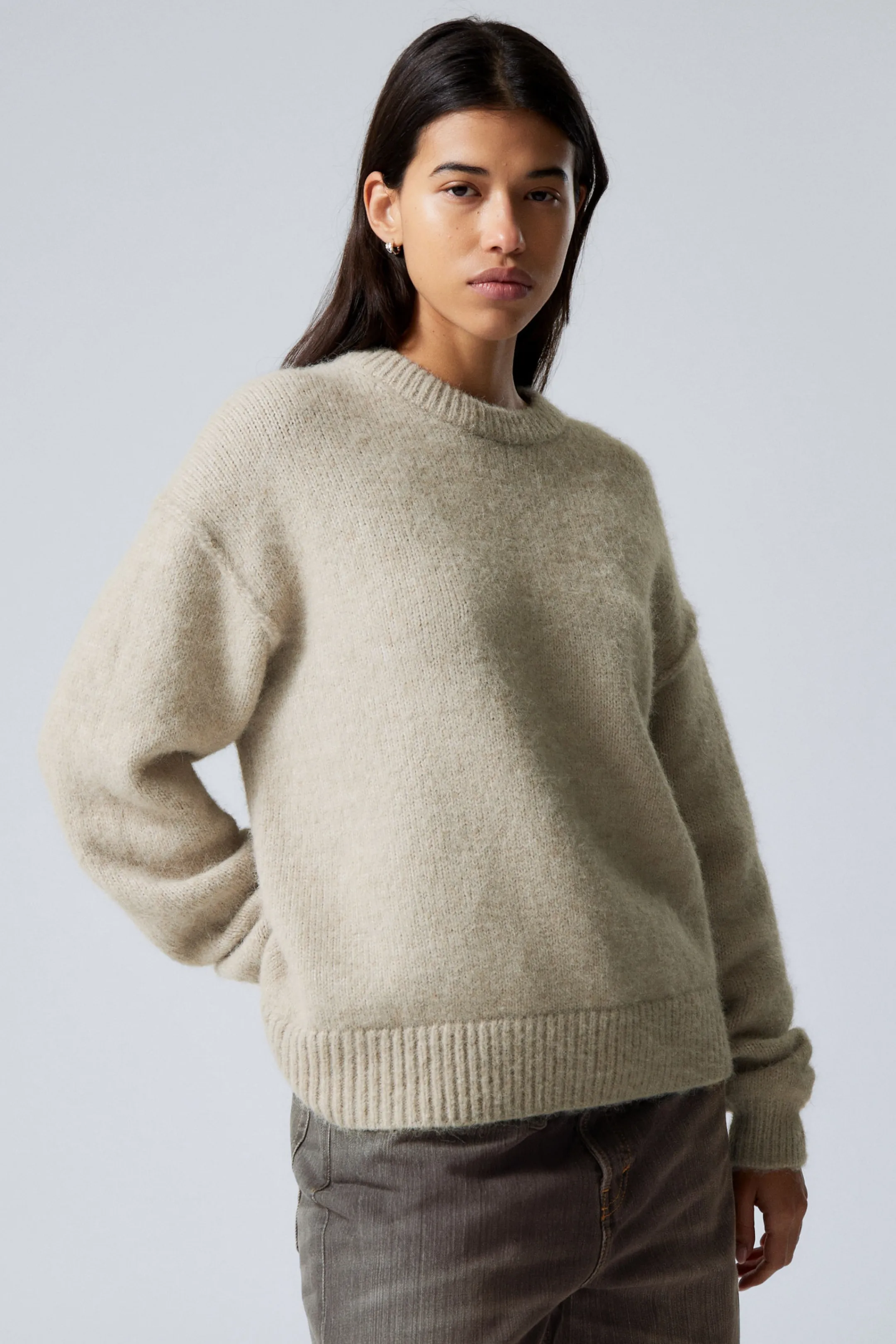 Weekday RELAXED HAIRY KNITTED SWEATER>Women Knitwear