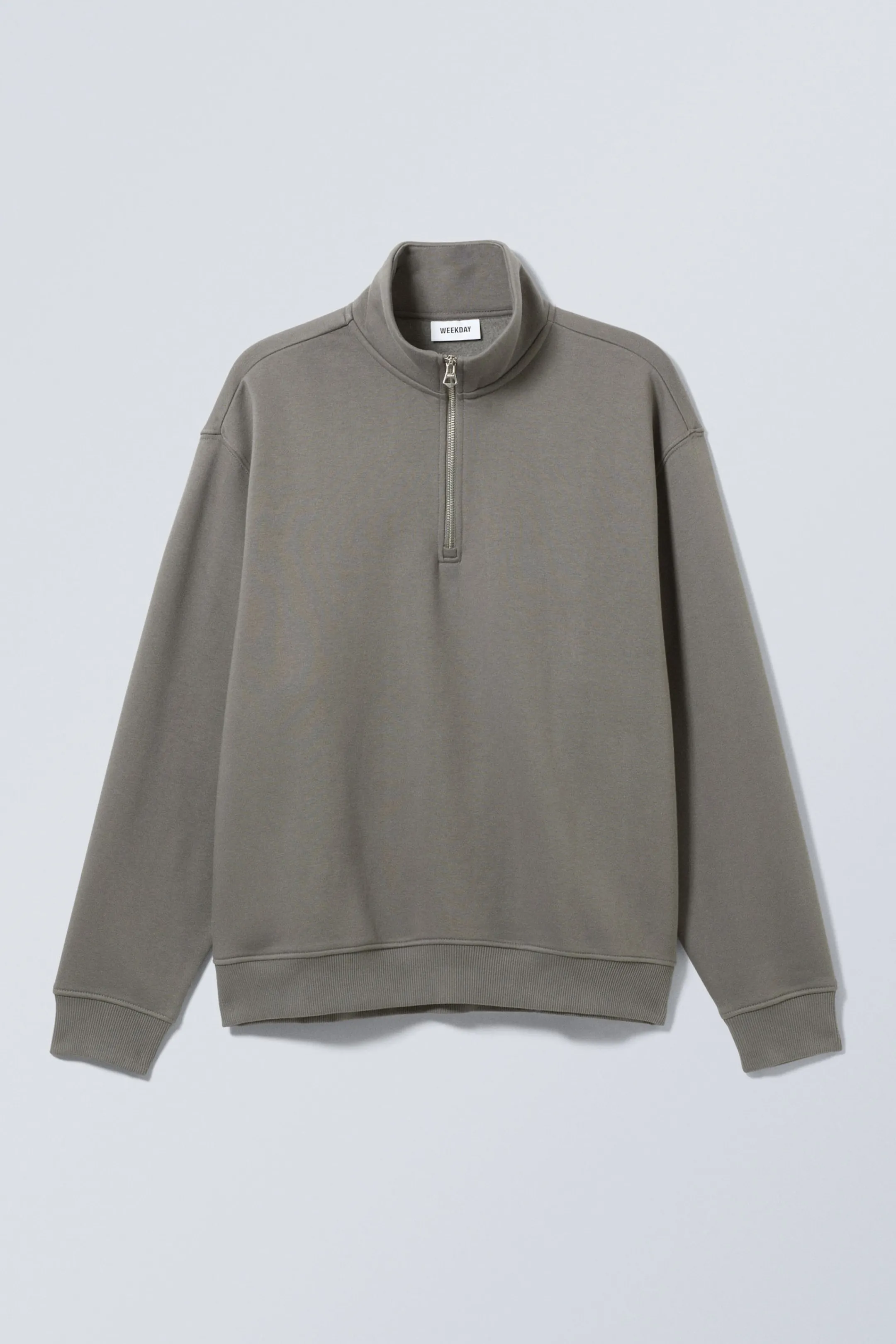 Weekday RELAXED HEAVY HALF ZIP SWEATER> Sweatshirts | Basics