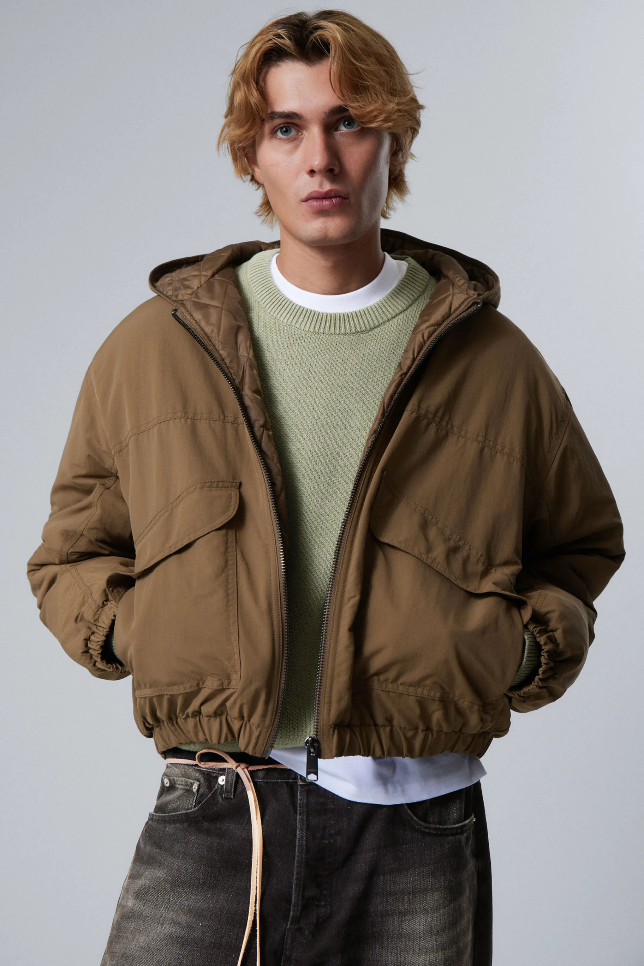 Weekday RELAXED NYLON BOMBER JACKER> Jackets & Coats