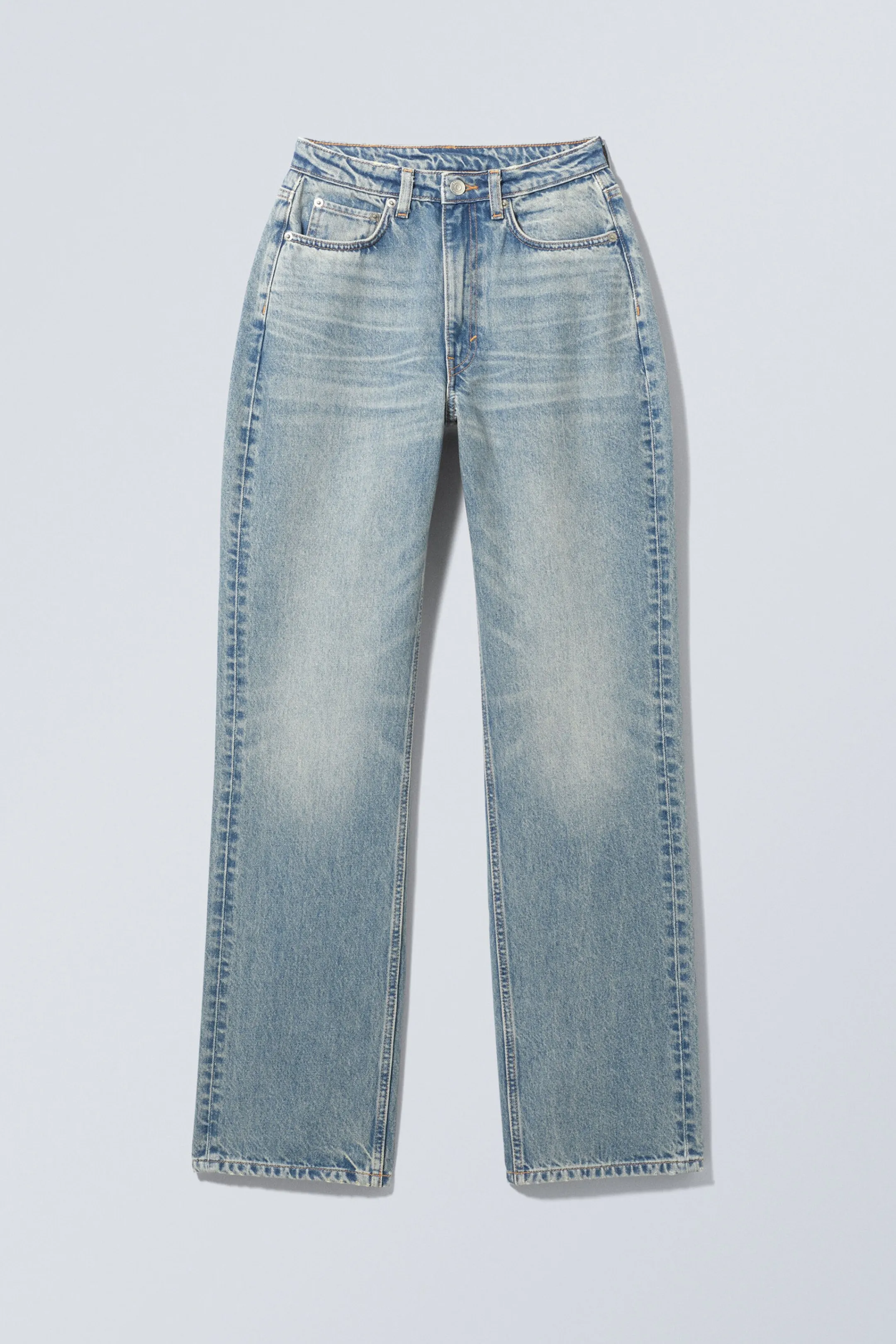 Weekday RESOLUTE CURVE HIGH WAISTED REGULAR STRAIGHT JEANS>Women Jeans