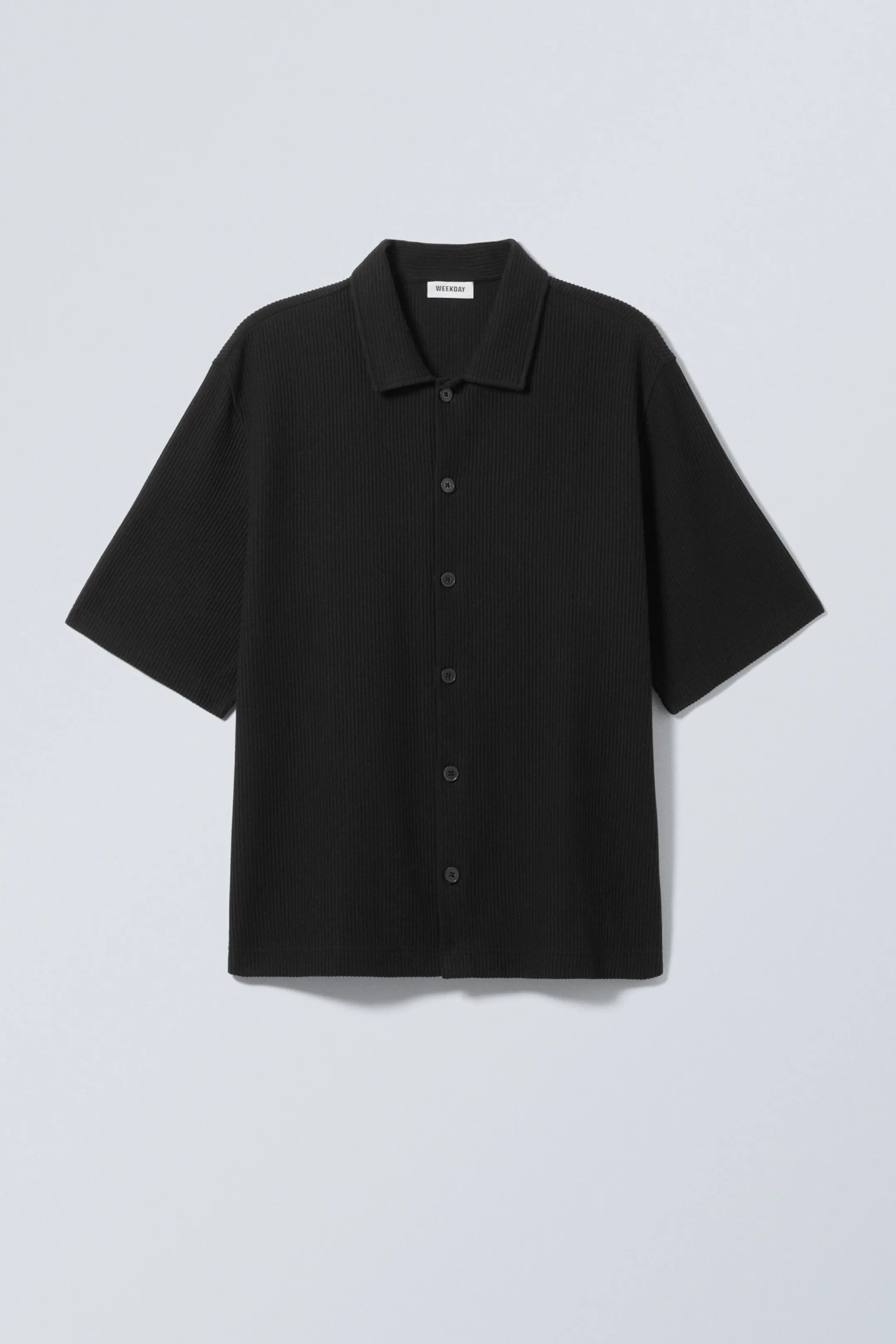 Weekday RIB RELAXED SHORT SLEEVE SHIRT> Shirts