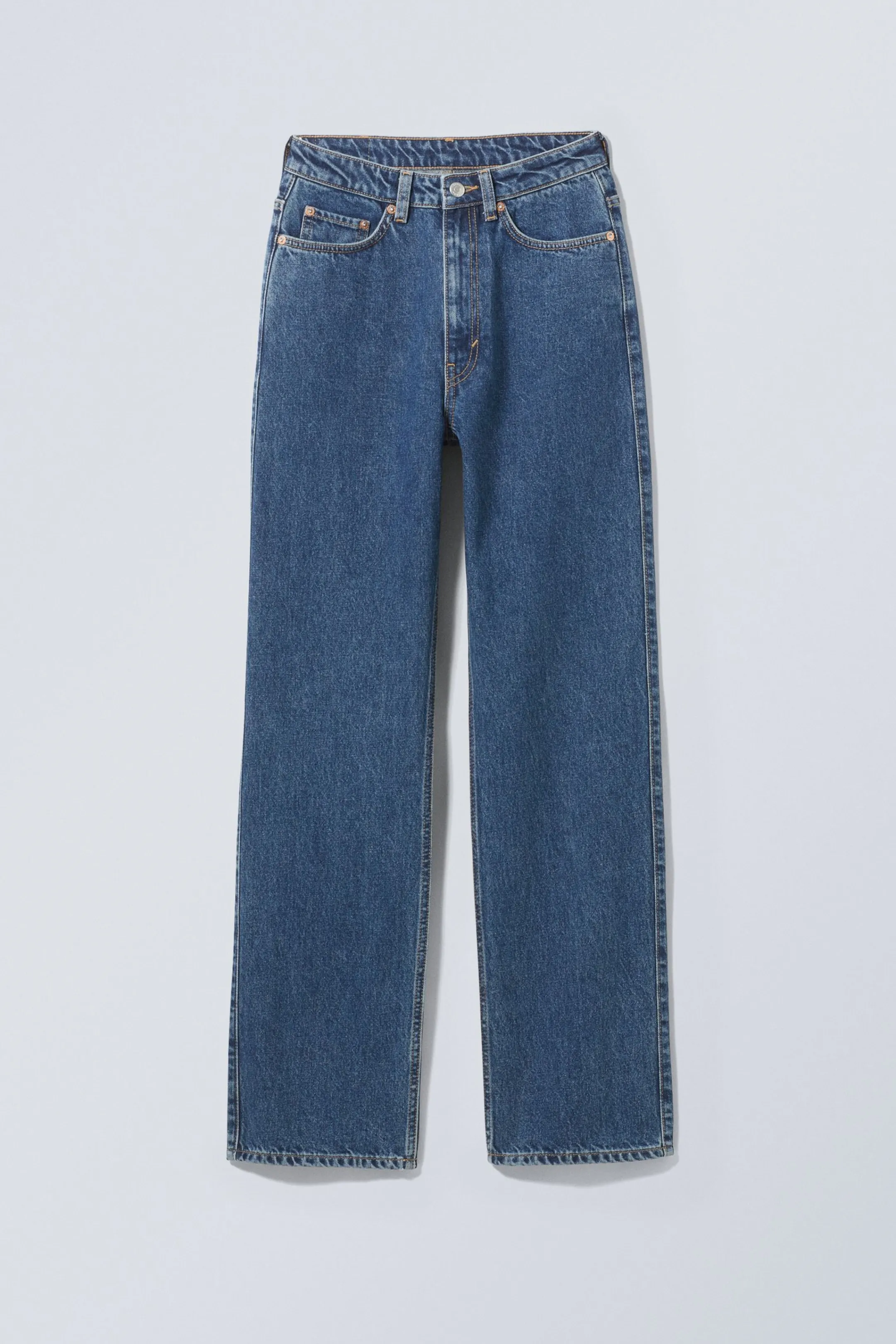 Weekday ROWE SUPER HIGH WAISTED REGULAR STRAIGHT LEG JEANS>Women Jeans