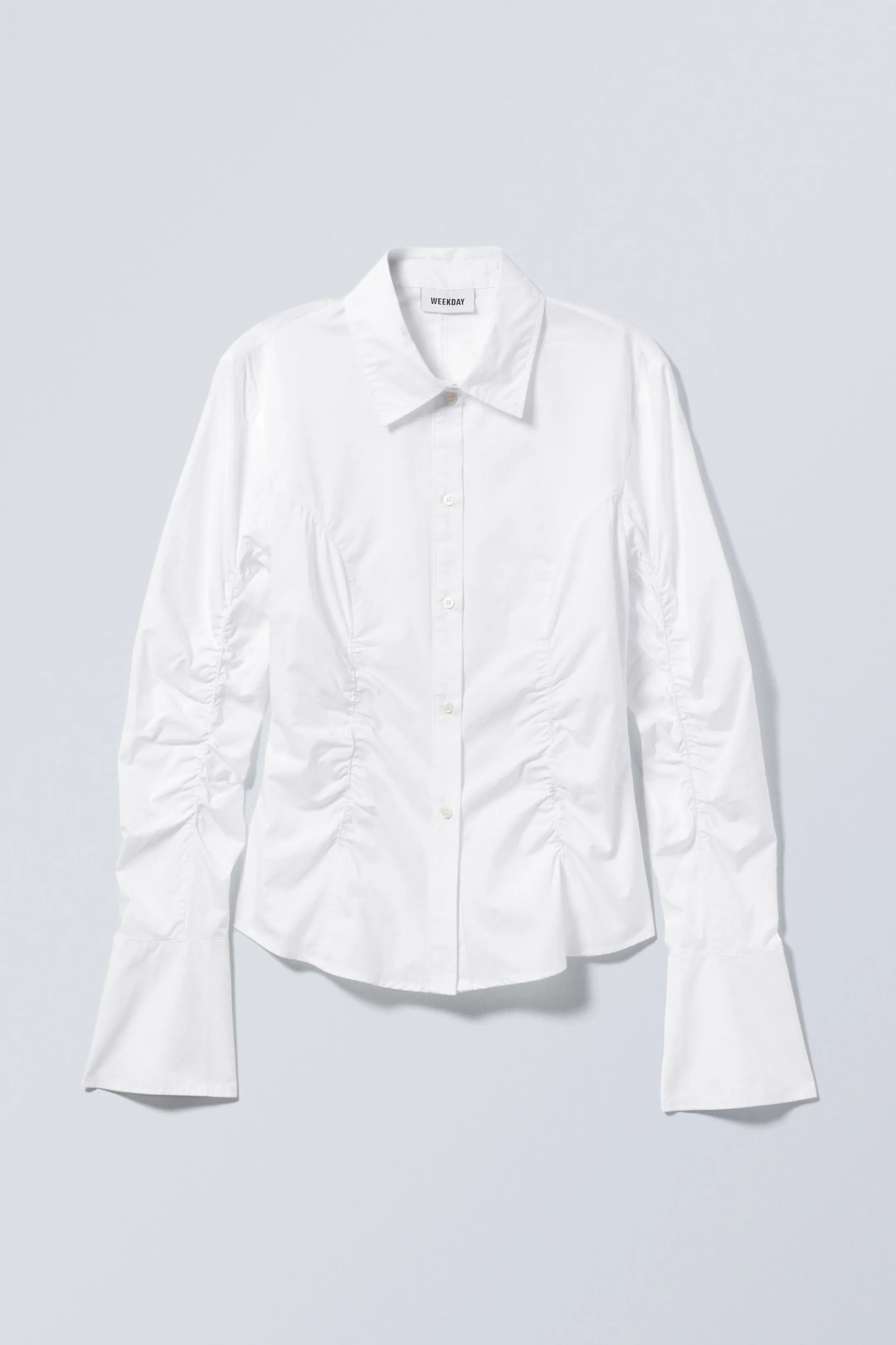 Weekday RUCHED POPLIN SHIRT>Women Blouses & Shirts