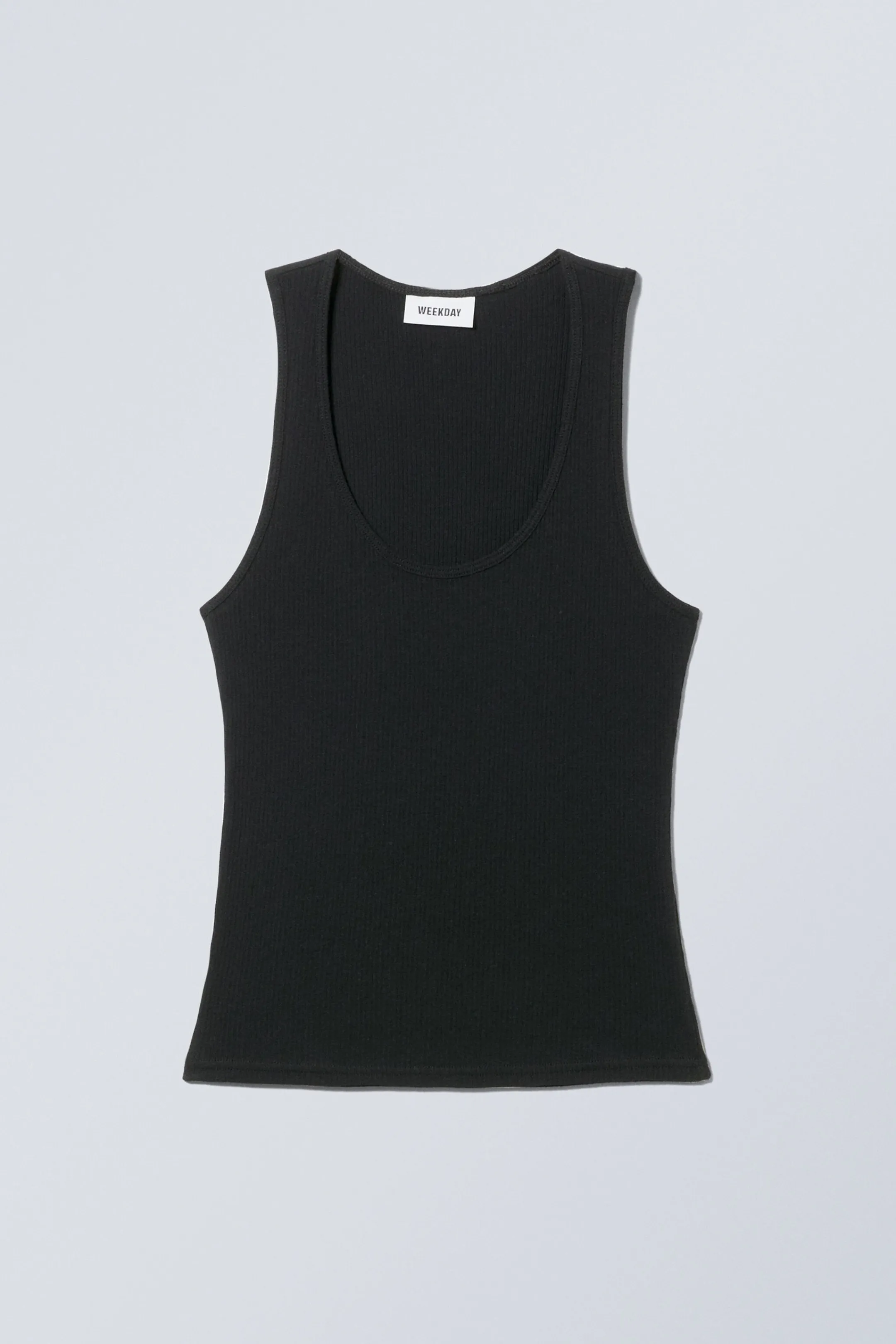 Weekday SHEER RIB TANK TOP>Women Basics | Tops