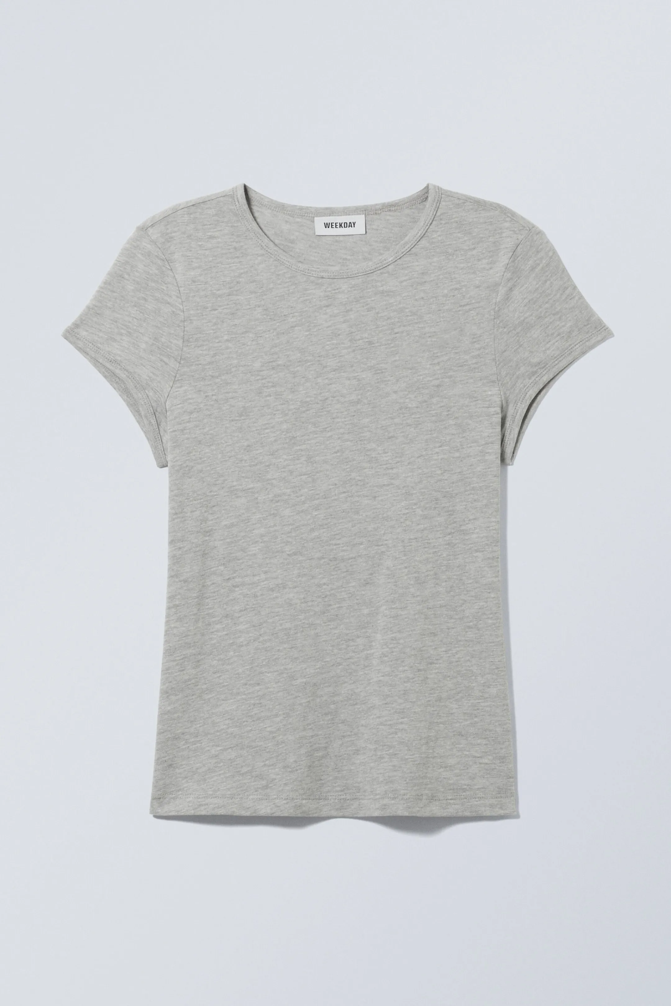 Weekday SHORT SLEEVE FITTED T-SHIRT>Women Basics | T-Shirts