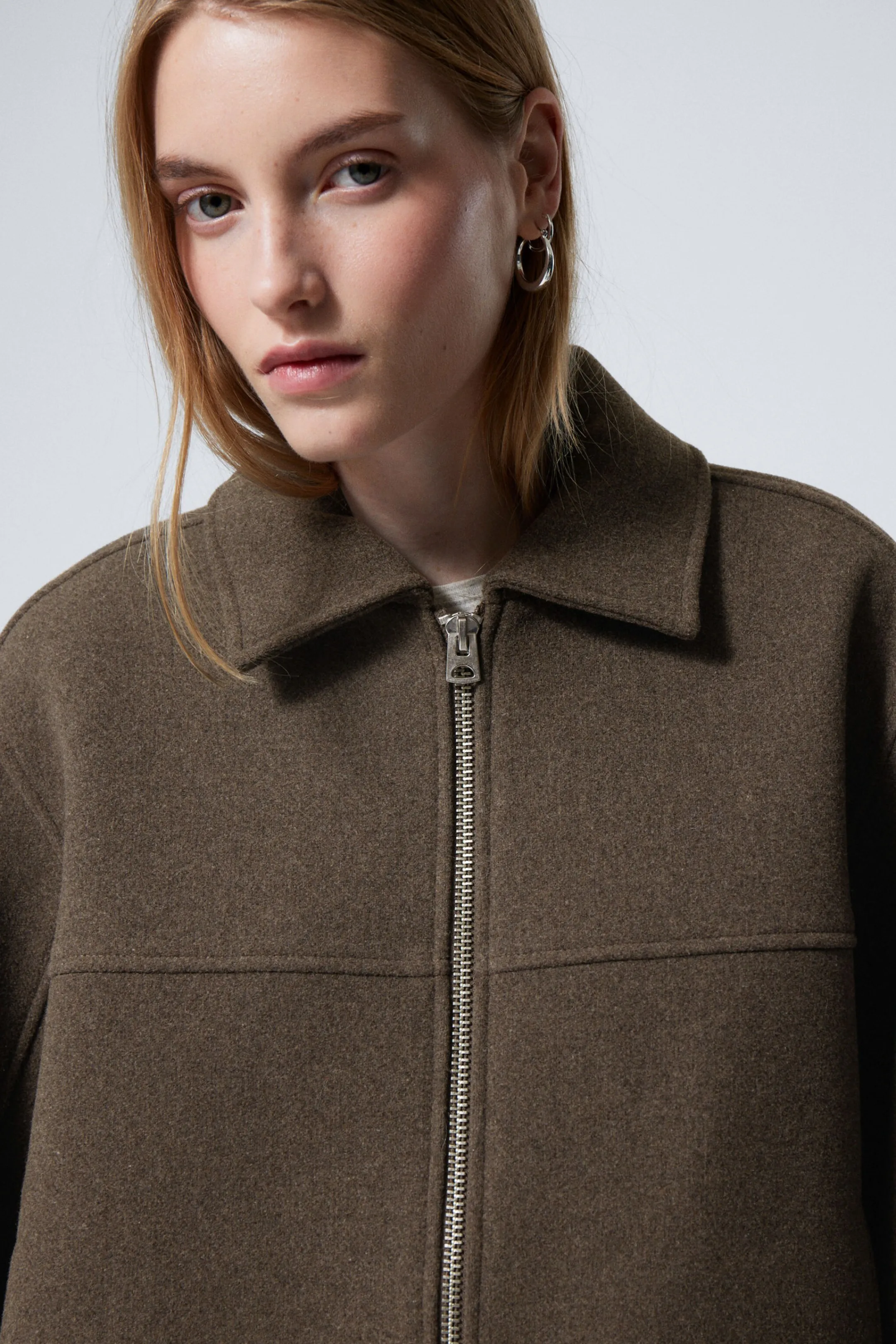 Weekday SHORT WOOL BLEND JACKET>Women Jackets & Coats