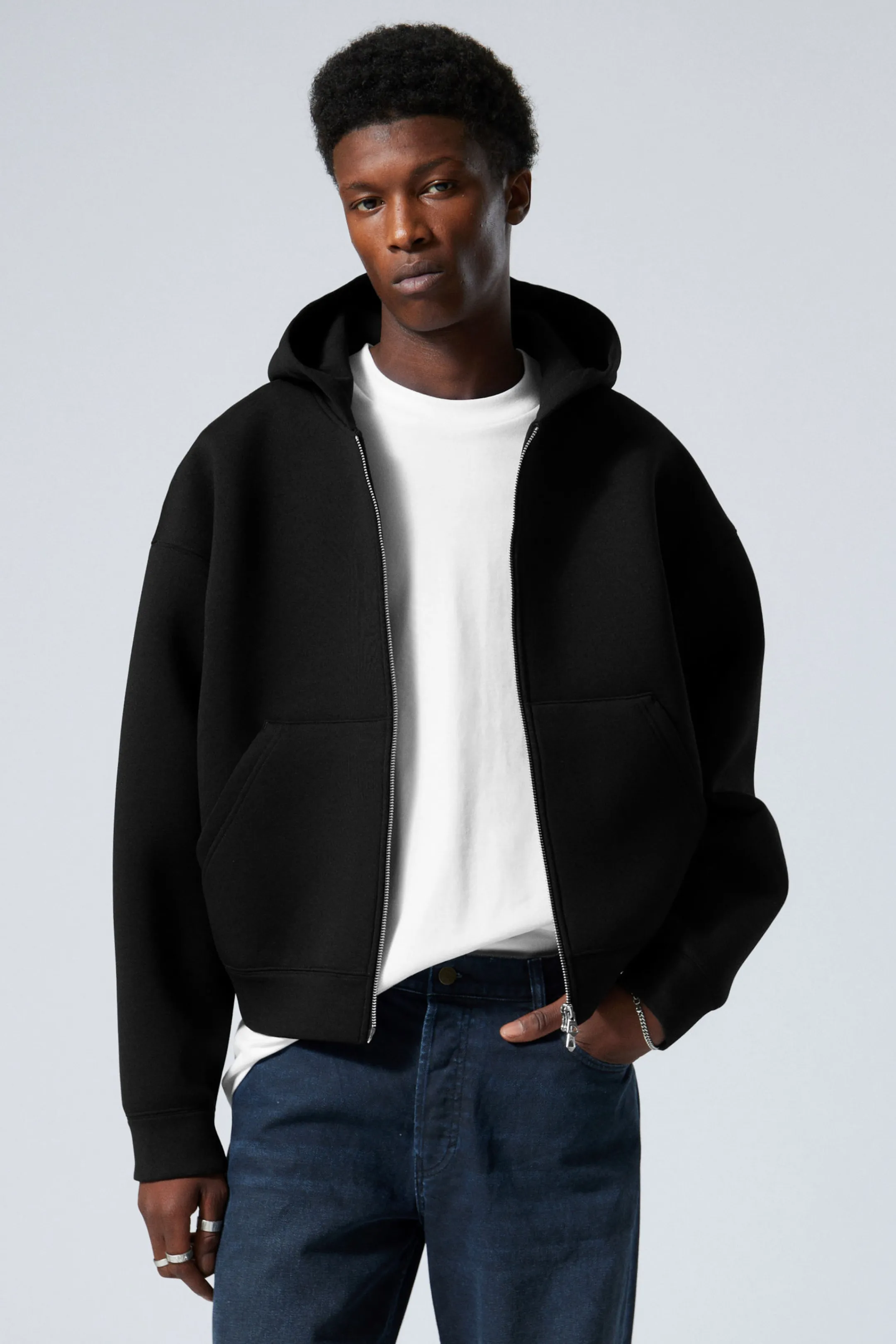 Weekday SIMON SCUBA ZIP HOODIE> Hoodies