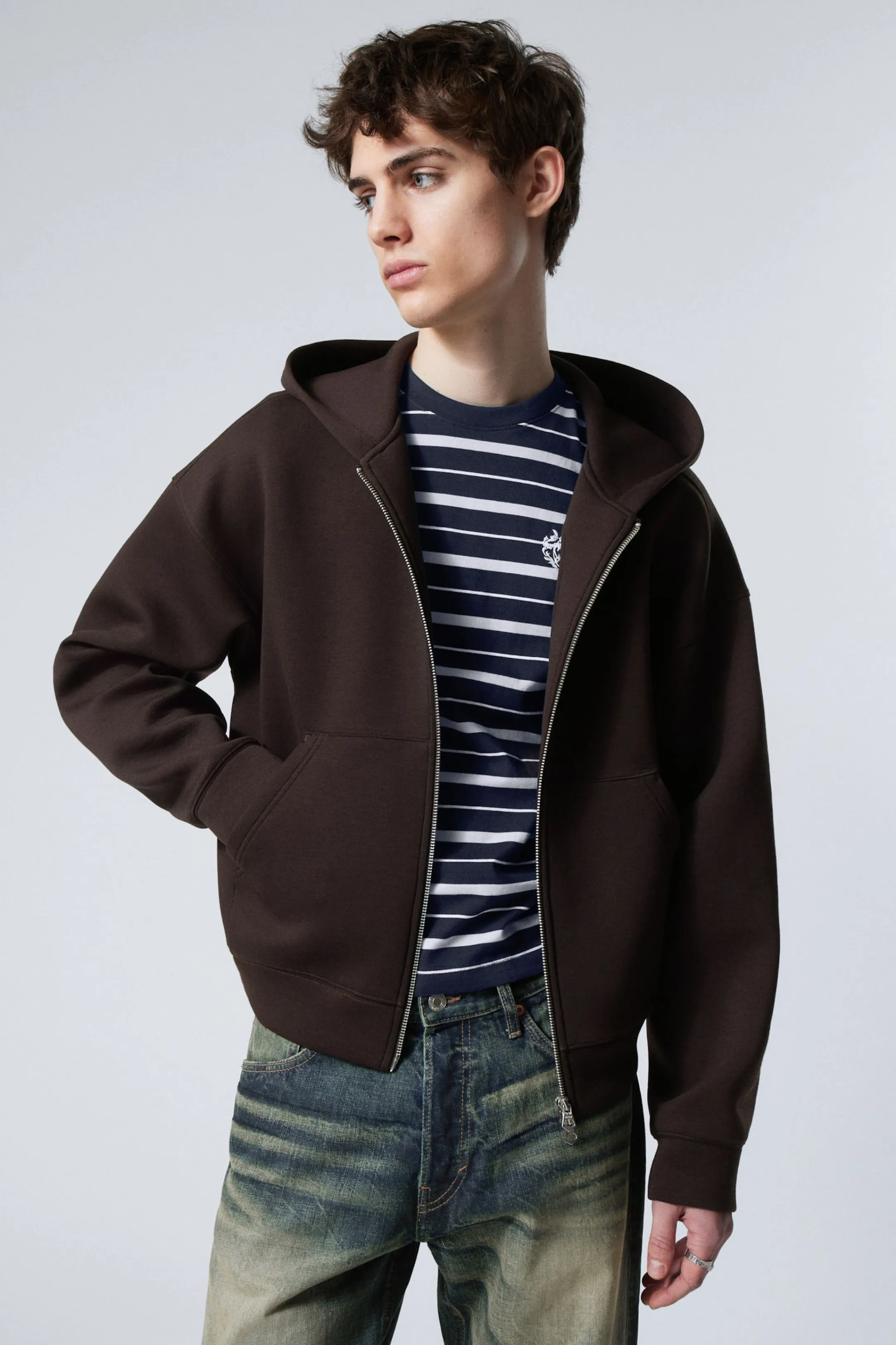 Weekday SIMON SCUBA ZIP HOODIE> Hoodies