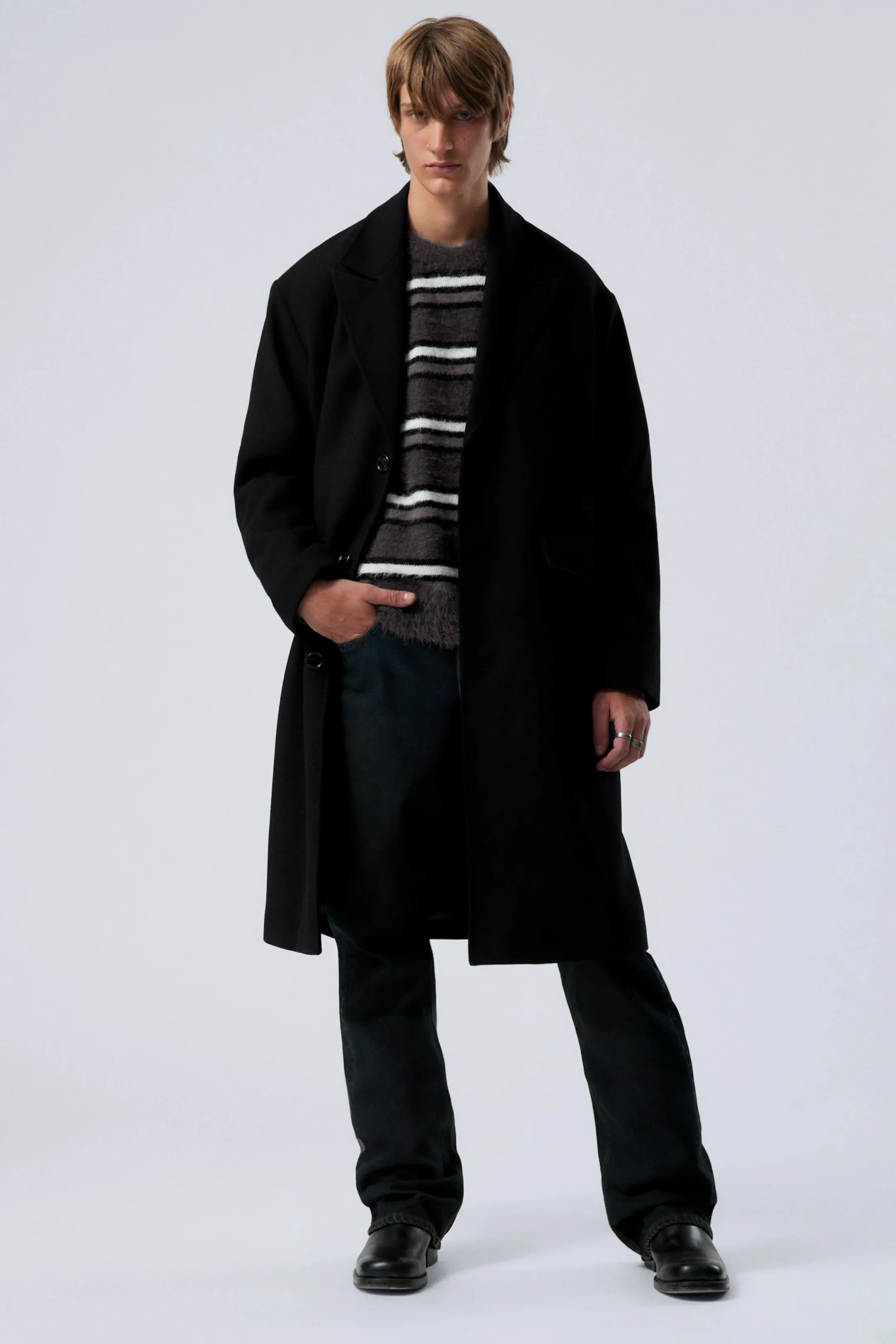 Weekday SINGLE BREASTED WOOL-BLEND COAT> Jackets & Coats