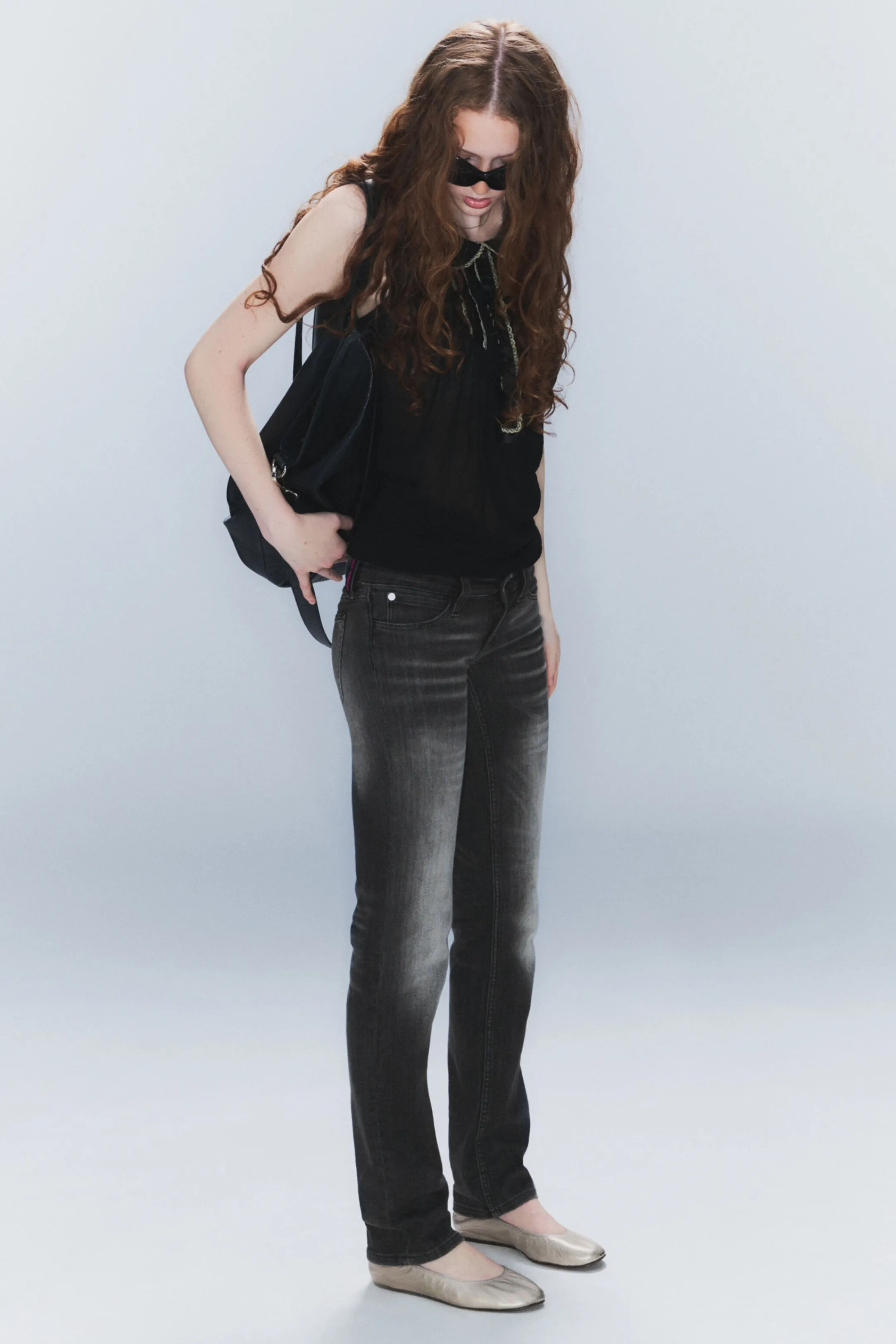 Weekday SLEEZIE LOW WAIST SKINNY STRAIGHT JEANS>Women Jeans