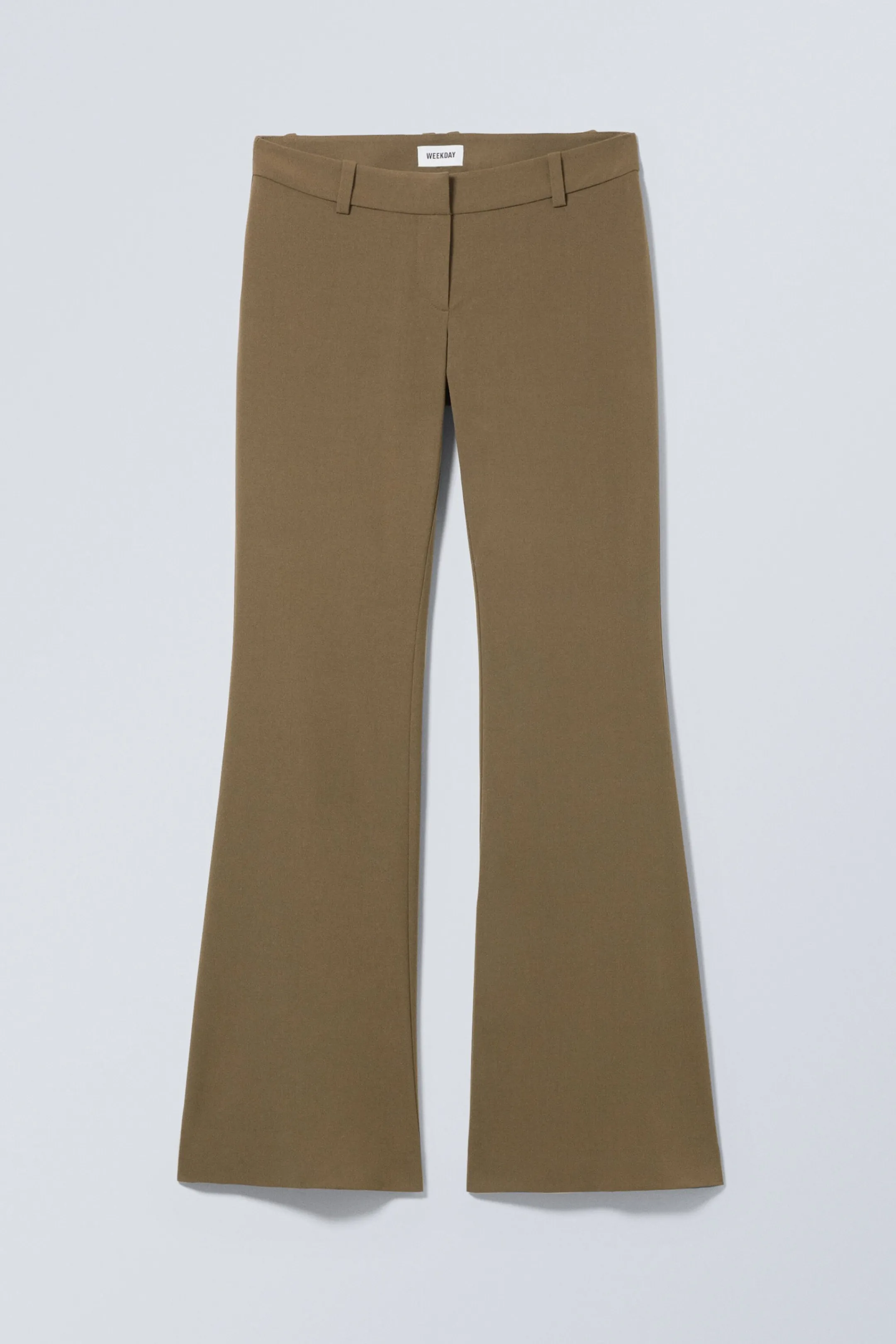 Weekday SLIM LOW WAIST FLARED SUIT TROUSERS>Women Trousers