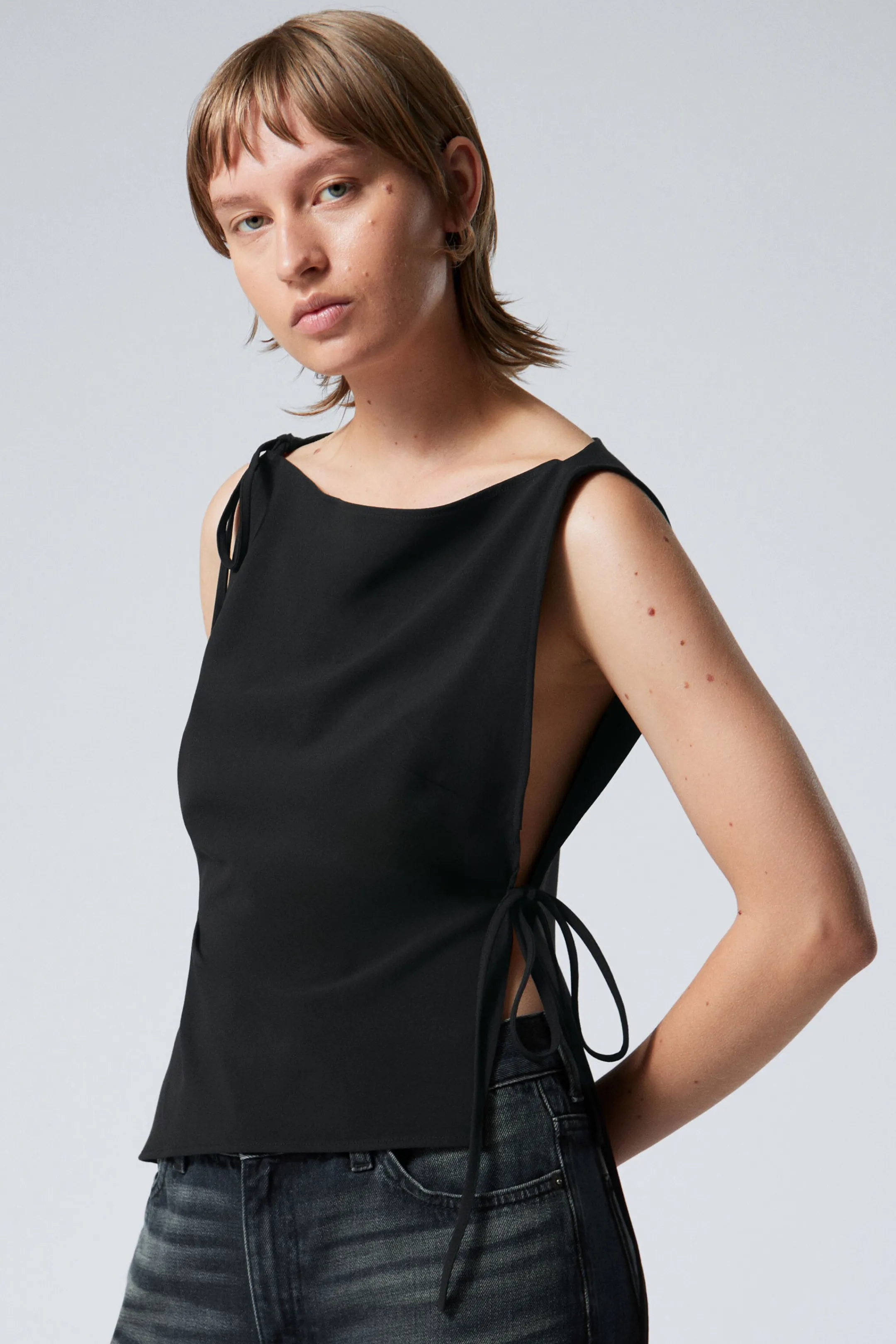 Weekday SLIM SLEEVELESS STRAP TOP>Women Blouses & Shirts | Tops