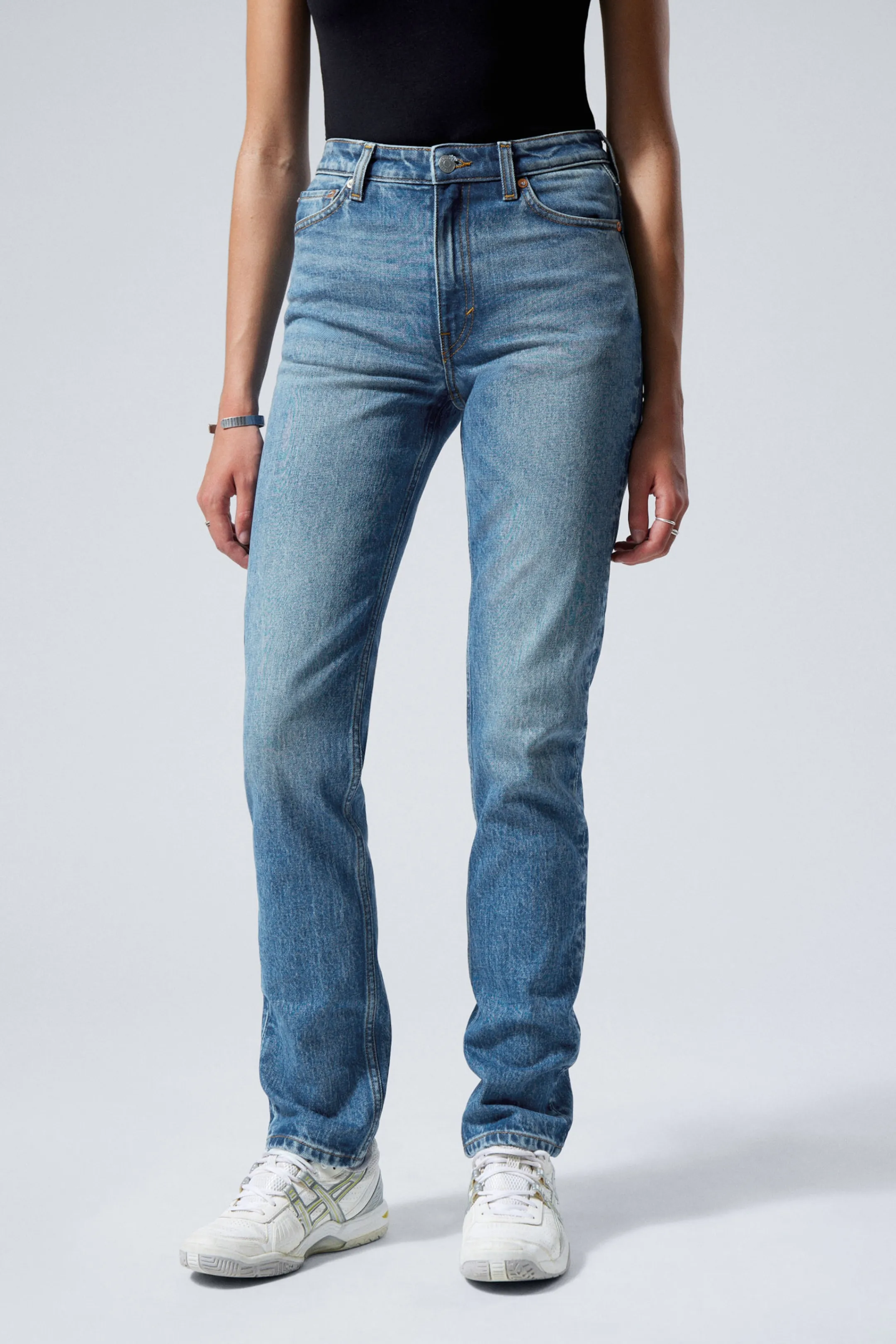 Weekday SMOOTH HIGH WAISTED SLIM LEG JEANS>Women Jeans