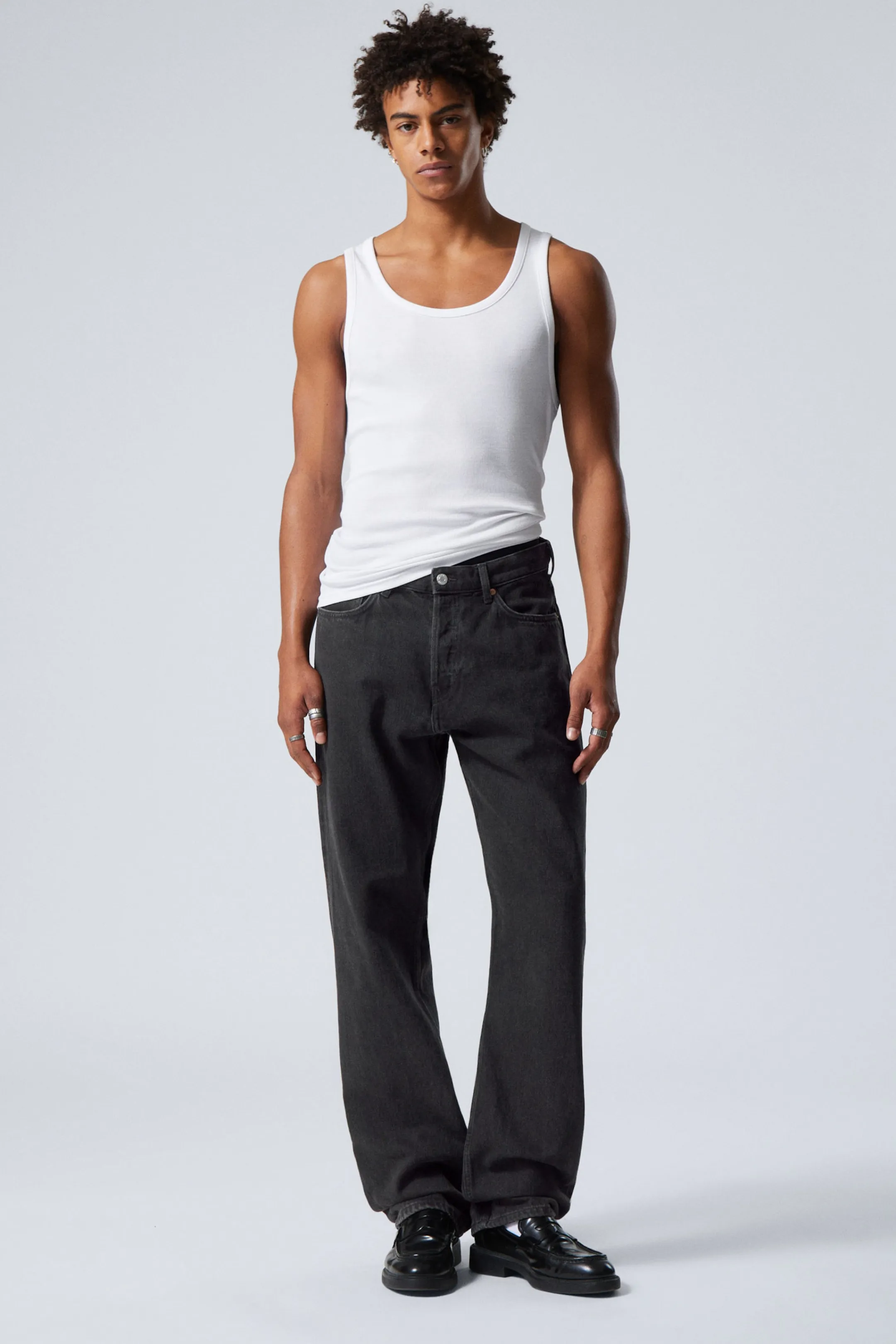 Weekday SPACE RELAXED STRAIGHT LEG JEANS> Jeans