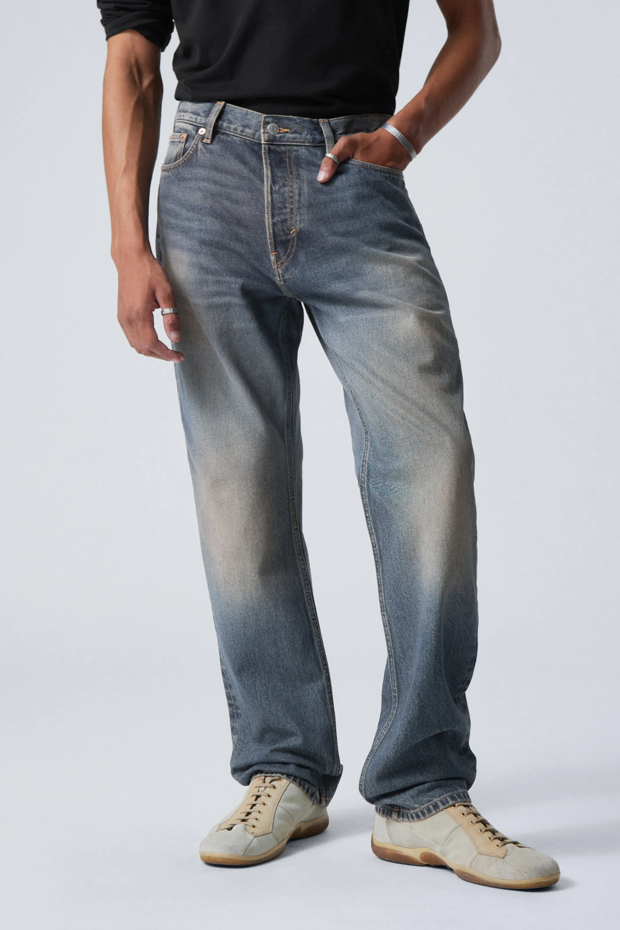 Weekday SPACE RELAXED STRAIGHT LEG JEANS> Jeans