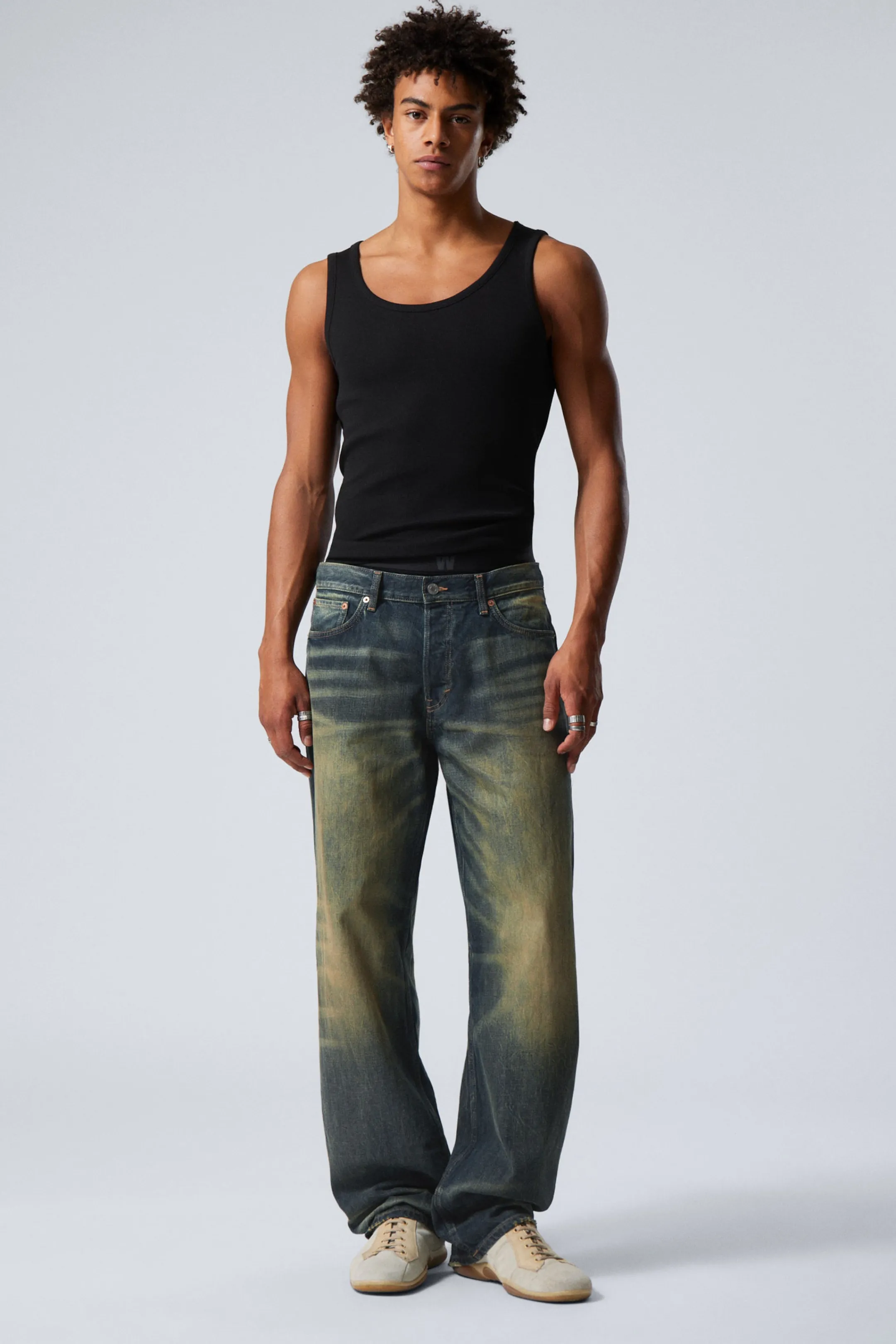 Weekday SPHERE LOW RISE LOOSE STRAIGHT LEG JEANS> Jeans