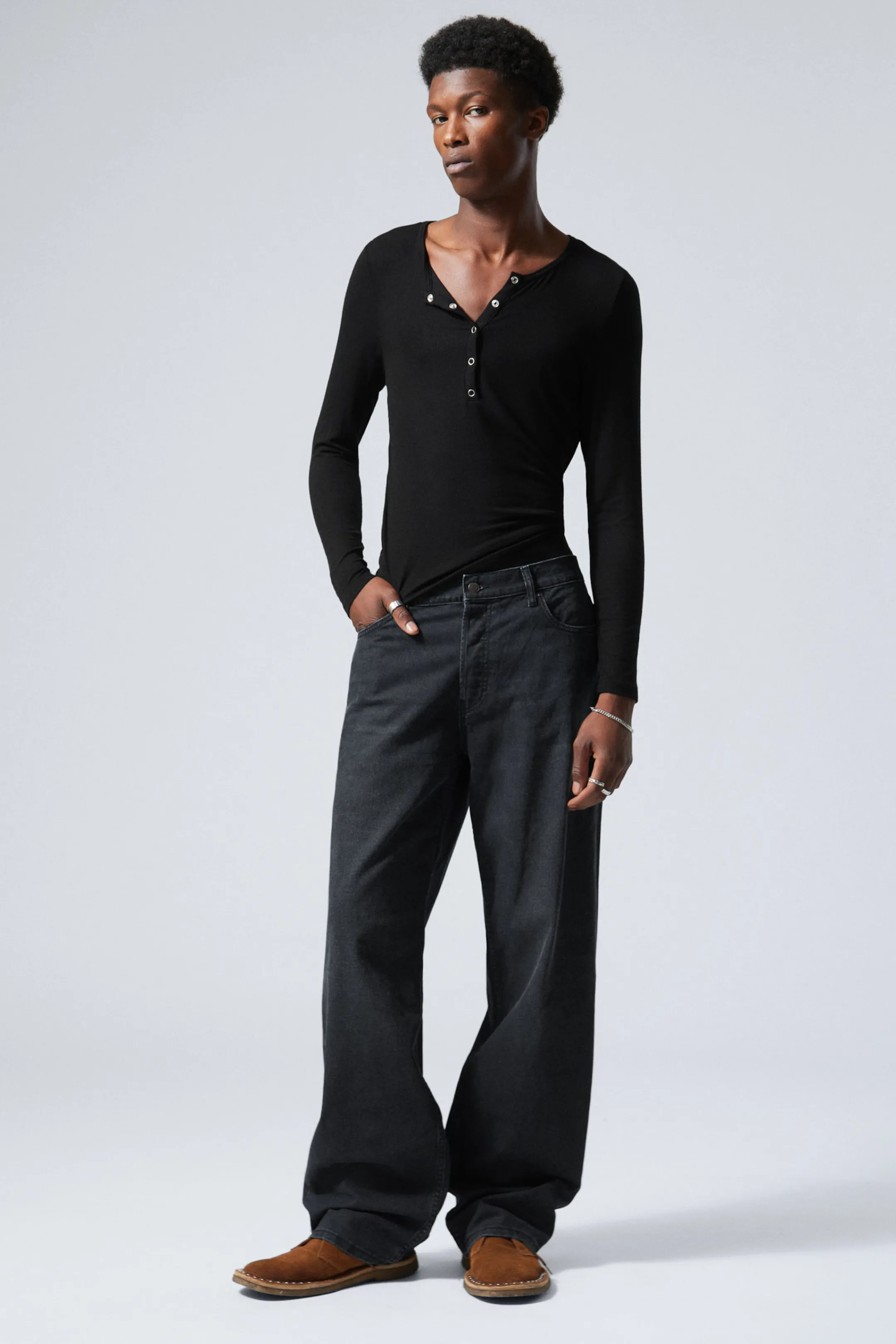 Weekday SPHERE LOW RISE LOOSE STRAIGHT LEG JEANS> Jeans