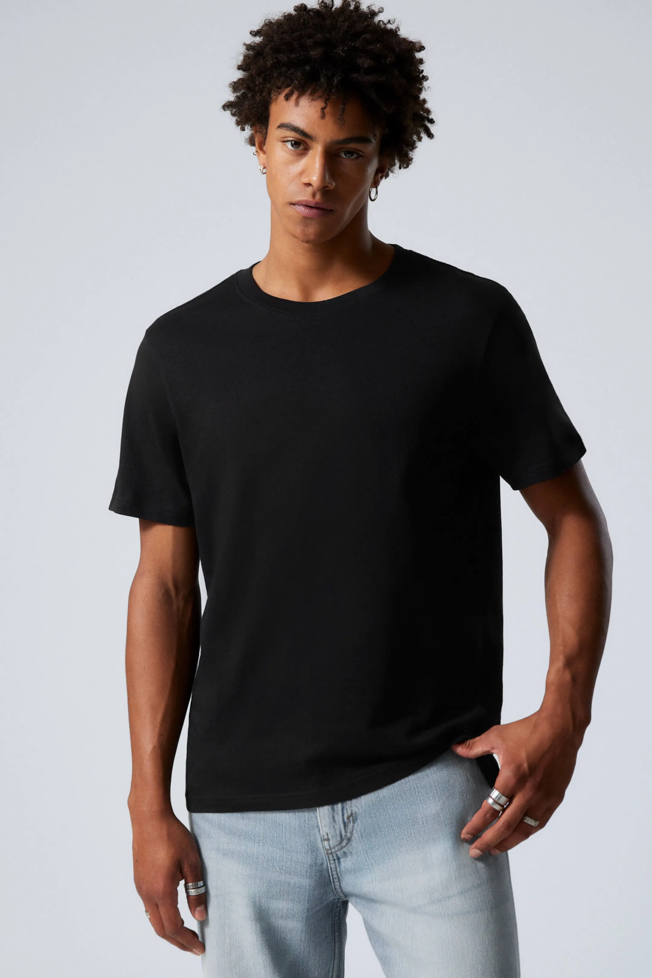 Weekday STANDARD MIDWEIGHT T-SHIRT> Basics | T-Shirts & Tops