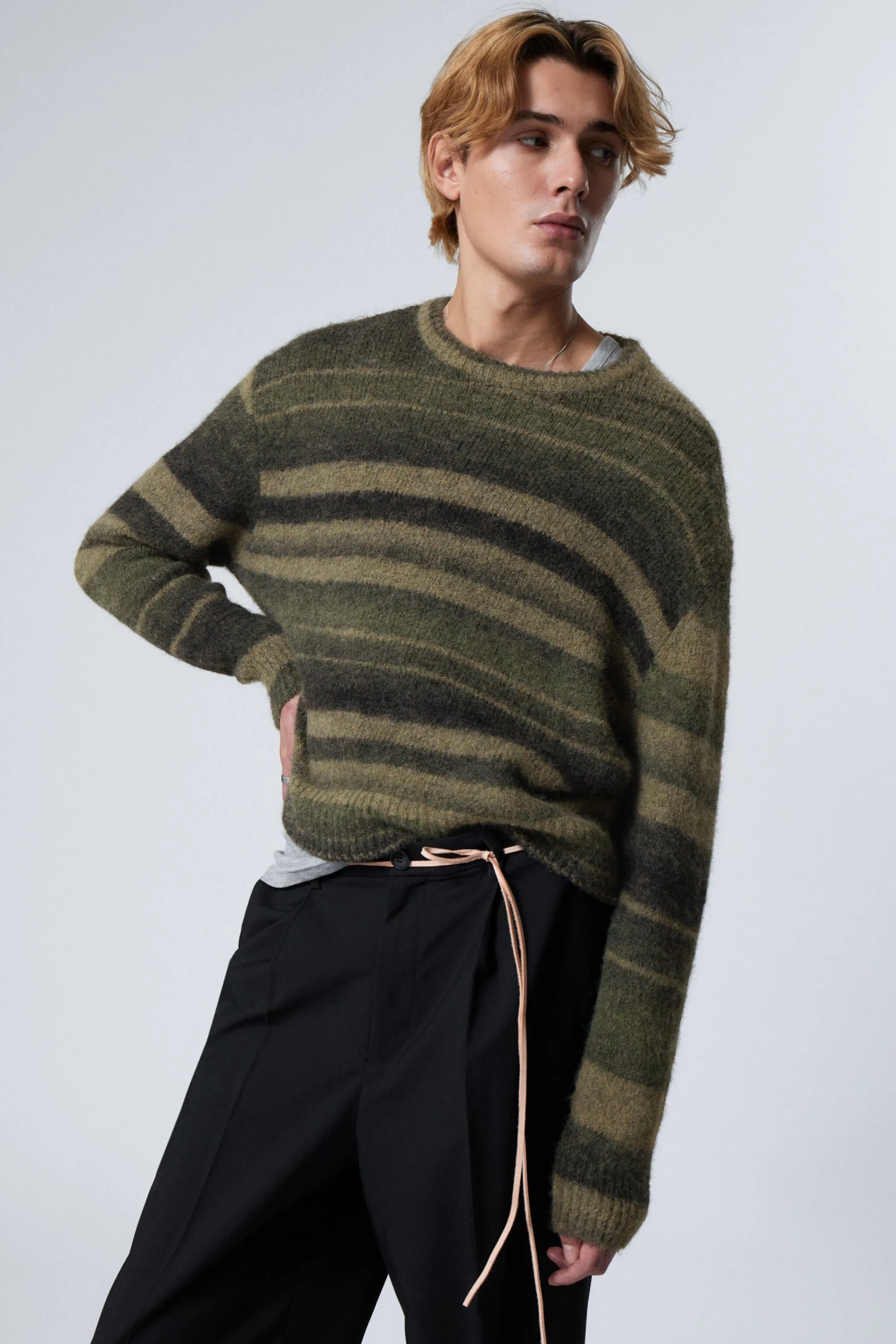 Weekday STRIPED REGULAR FIT SWEATER> Knitwear