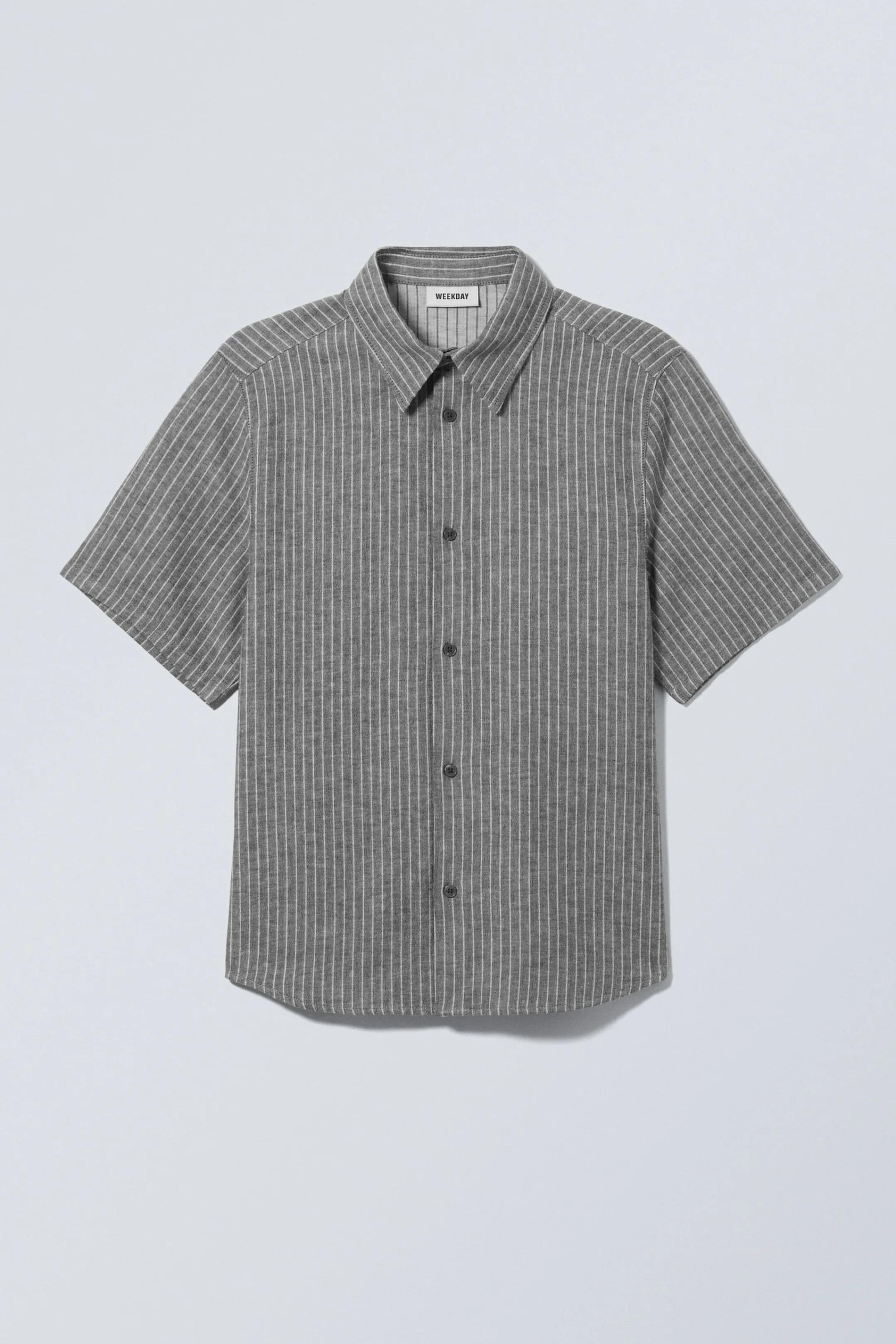 Weekday STRIPED SHORT SLEEVE LINEN BLEND SHIRT> Shirts