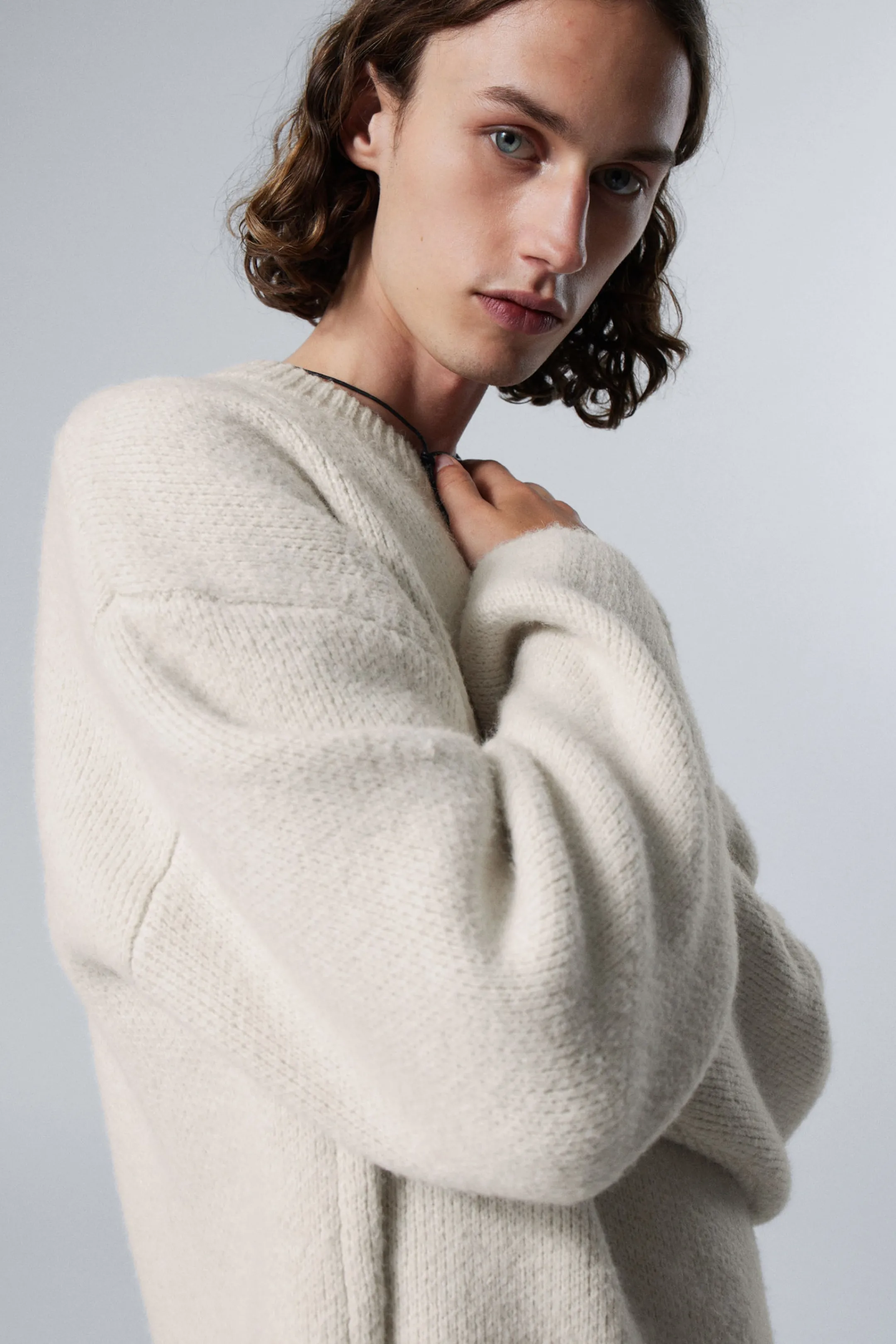 Weekday TEO OVERSIZED WOOL BLEND KNIT SWEATER> Knitwear