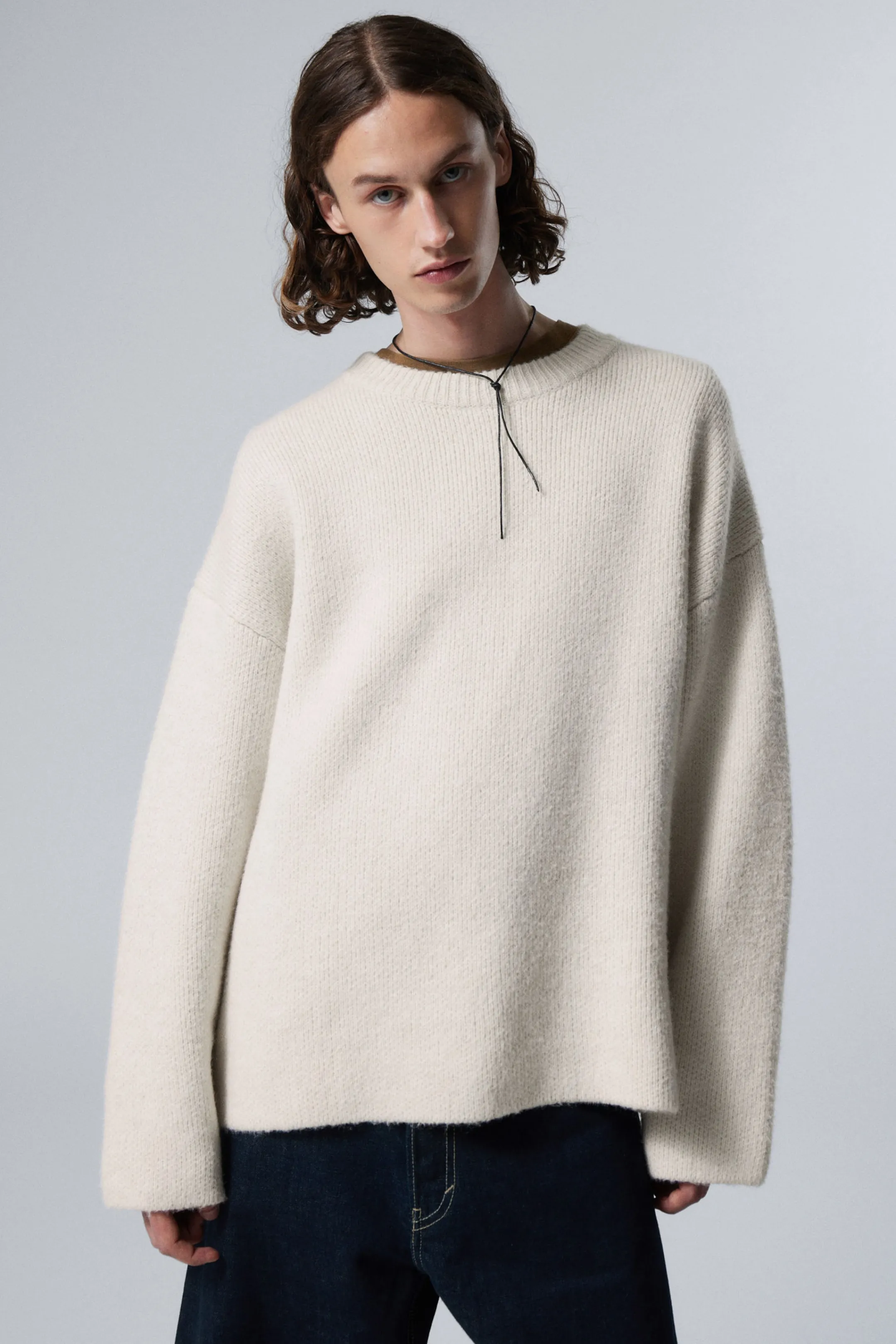 Weekday TEO OVERSIZED WOOL BLEND KNIT SWEATER> Knitwear