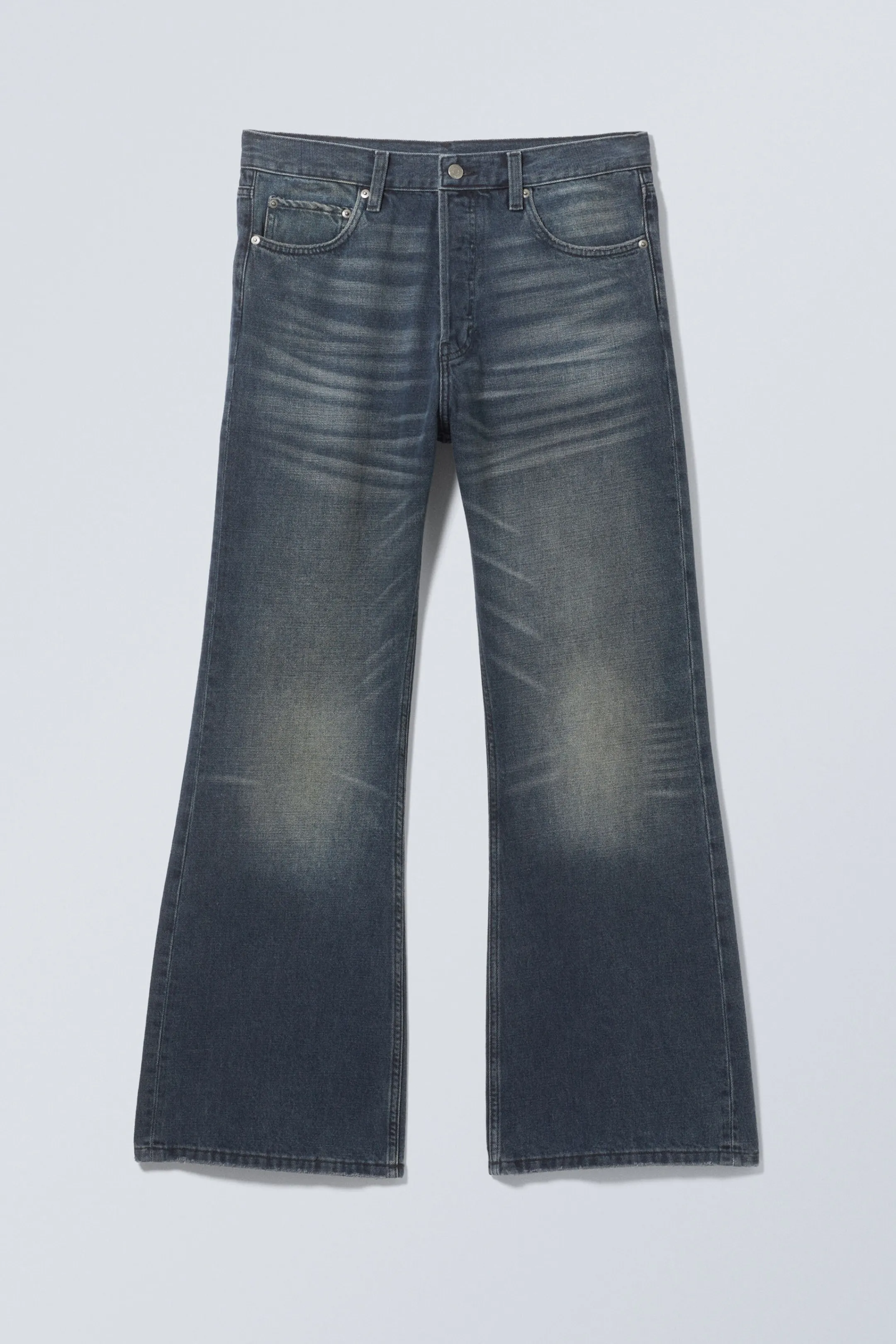 Weekday TIME LOOSE BOOTCUT LEG JEANS> Jeans