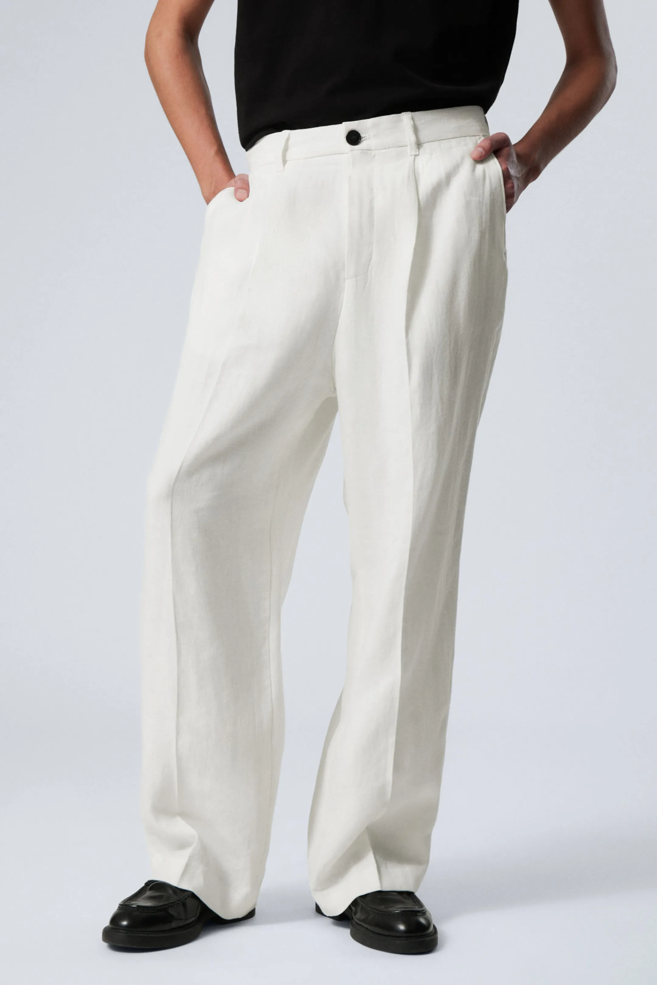 Weekday UNO LOOSE LINEN SUIT TROUSER> Trousers