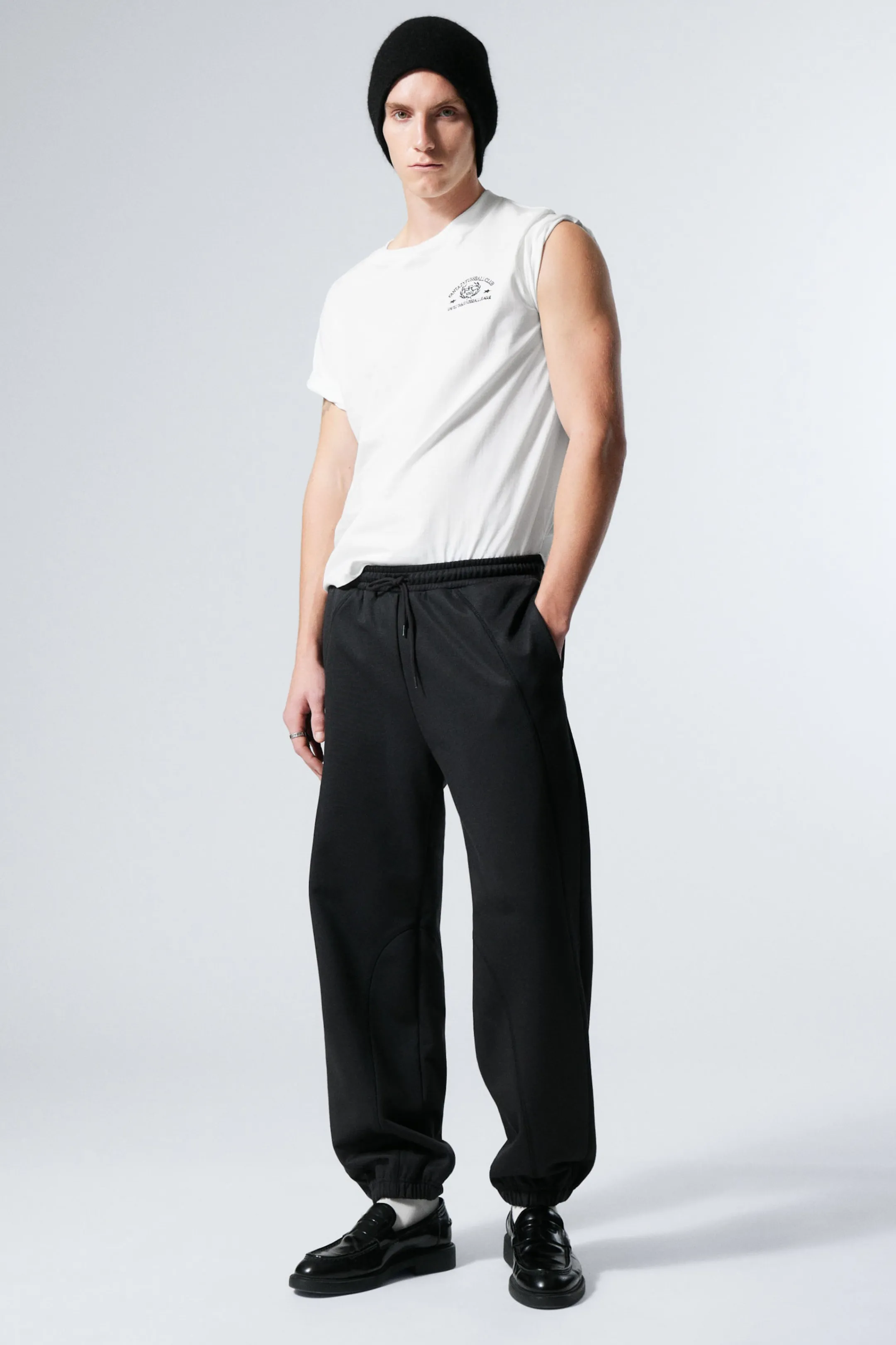 Weekday WARM UP STRAIGHT FIT SWEATPANTS> Graphics